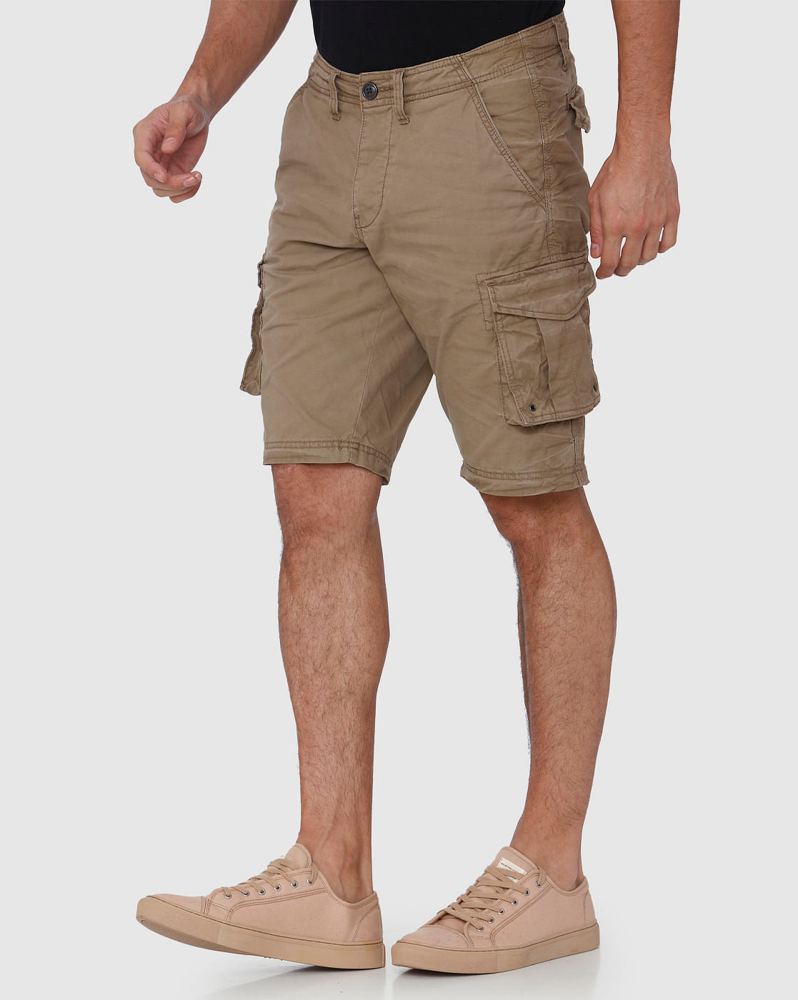 Brown Cargo Shorts