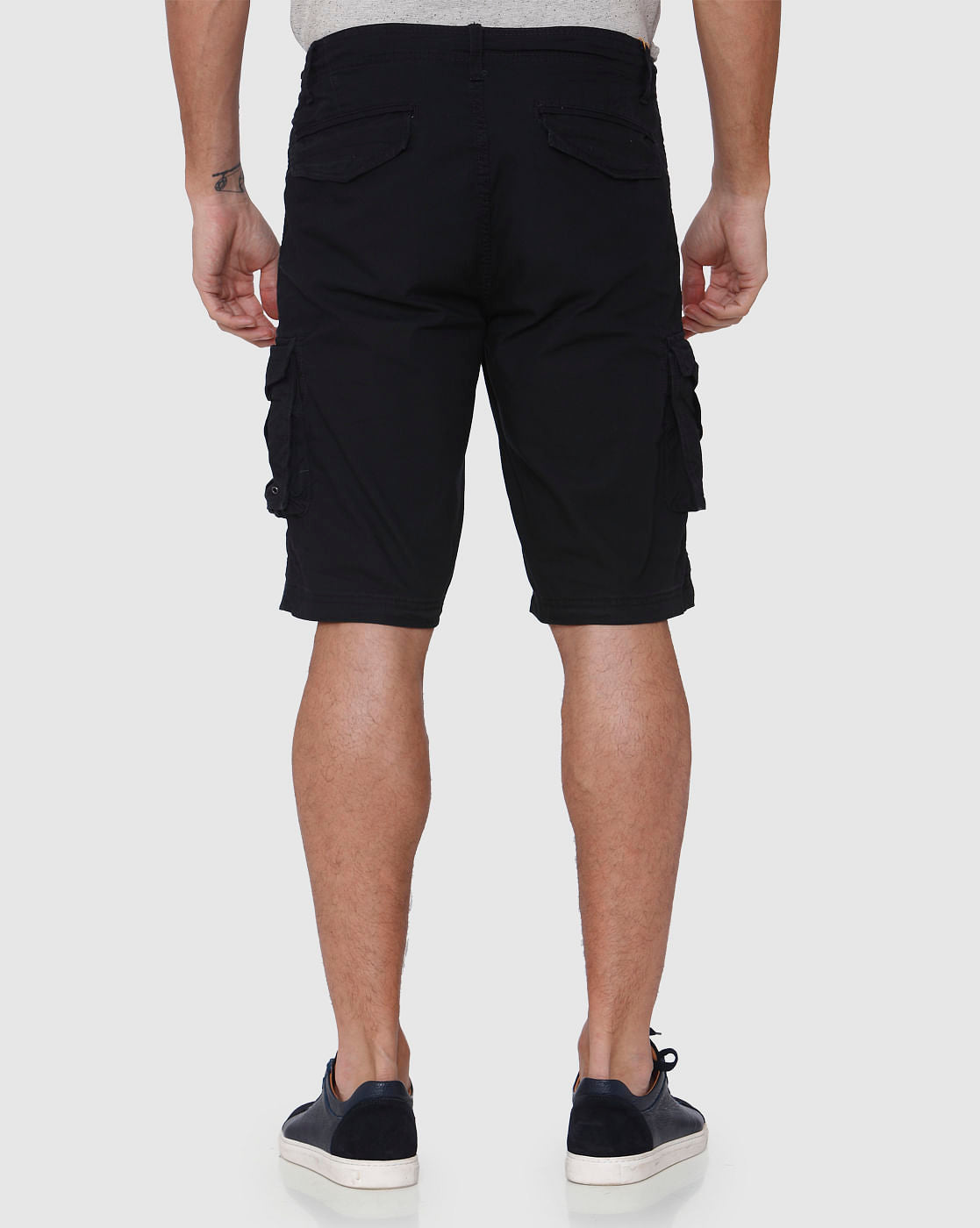 Black Cargo Shorts