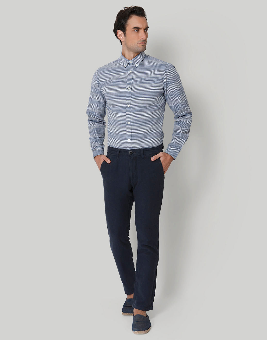 Blue Formal Trousers