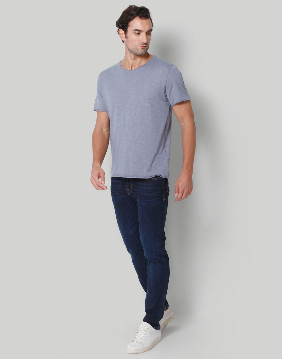 Blue Crew Neck T-Shirt