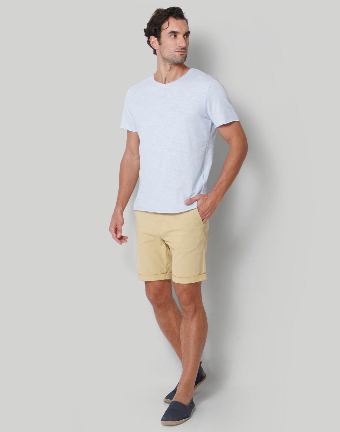 Blue Crew Neck T-Shirt