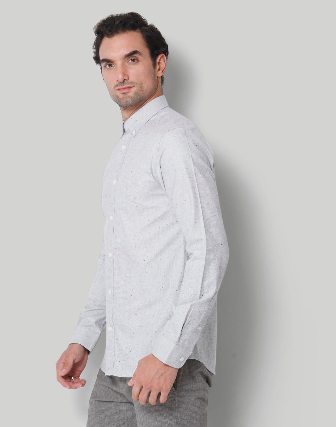 Grey Full Sleeves Shirt