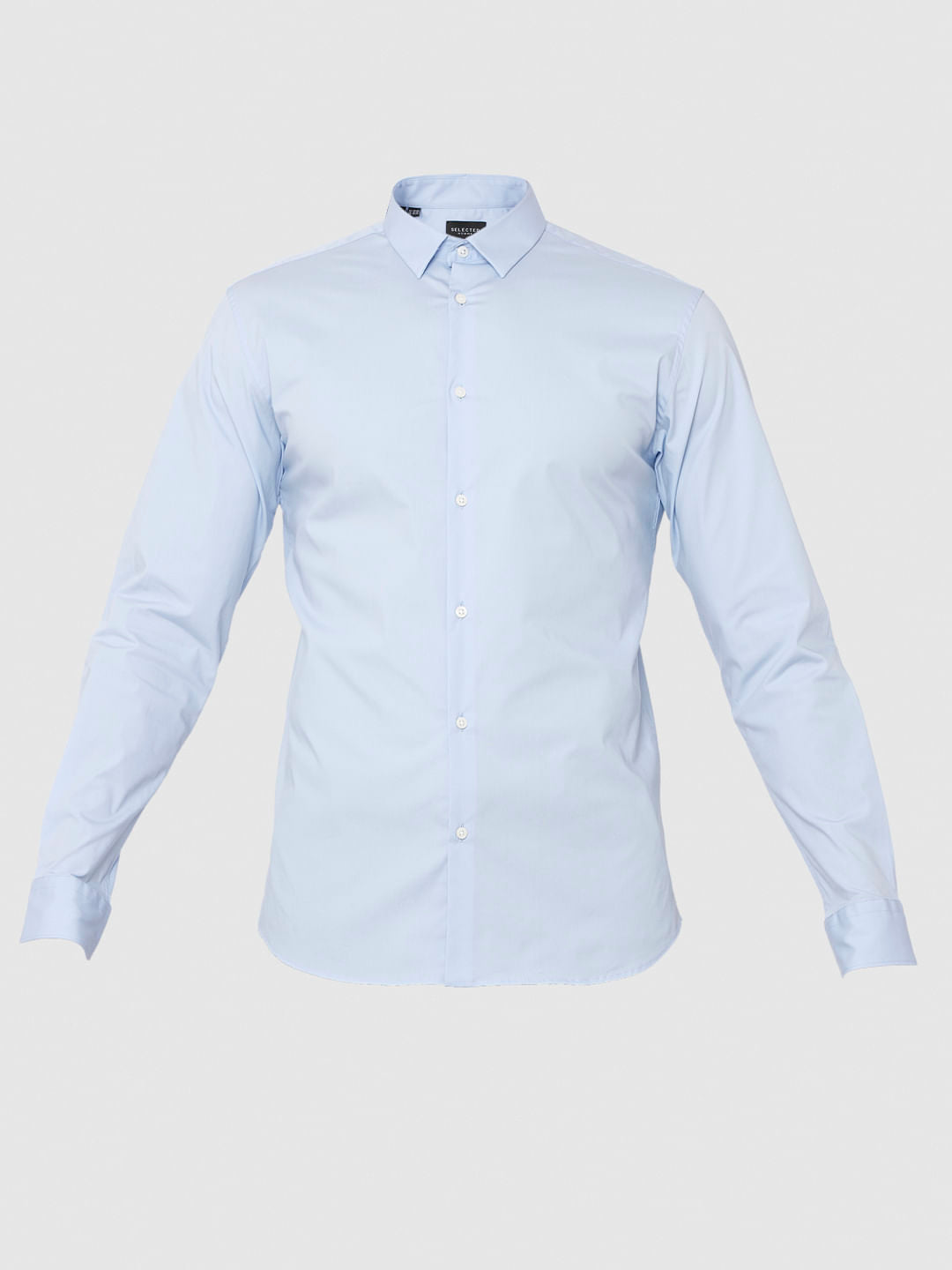 Light Blue Formal Full Sleeves Shirt