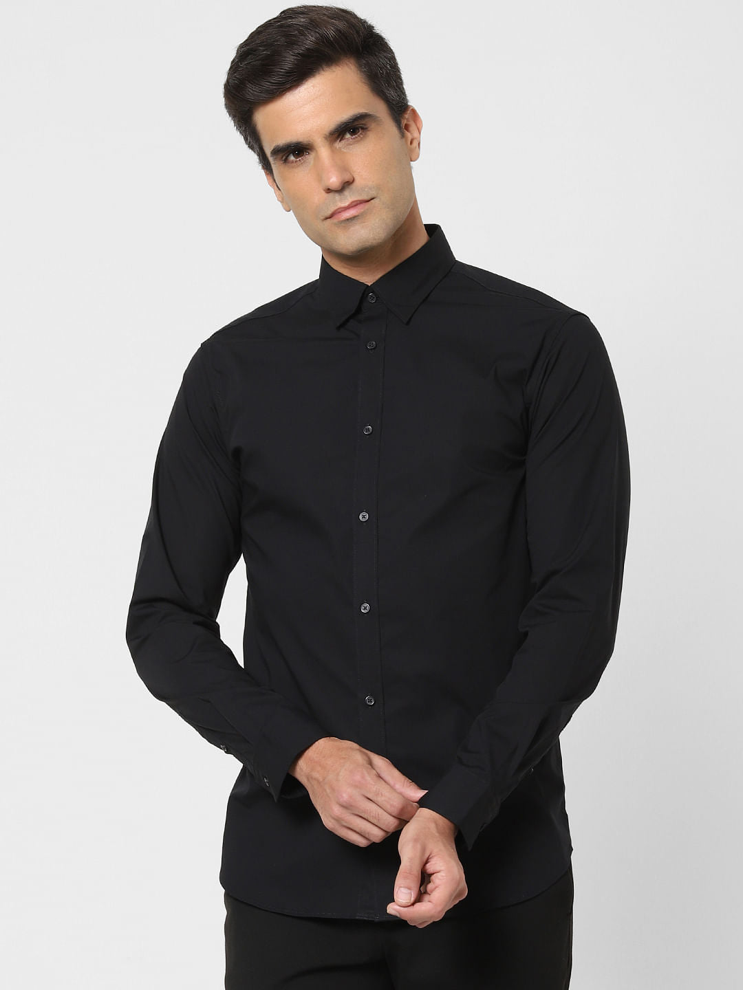 Black Full Sleeves Shirt
