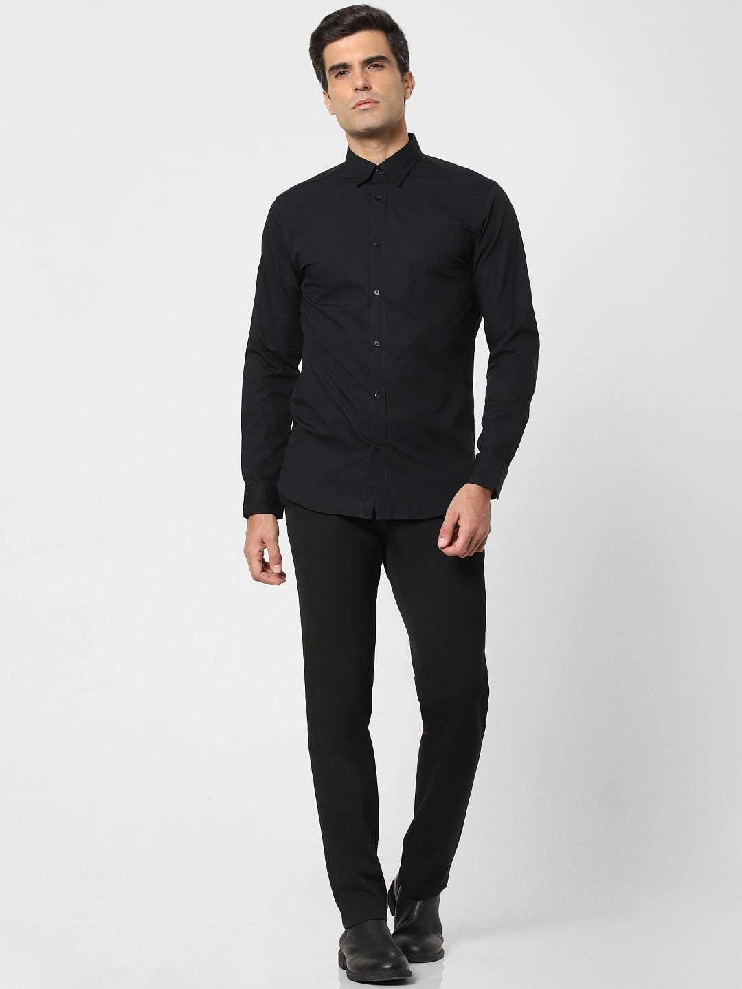 Black Full Sleeves Shirt