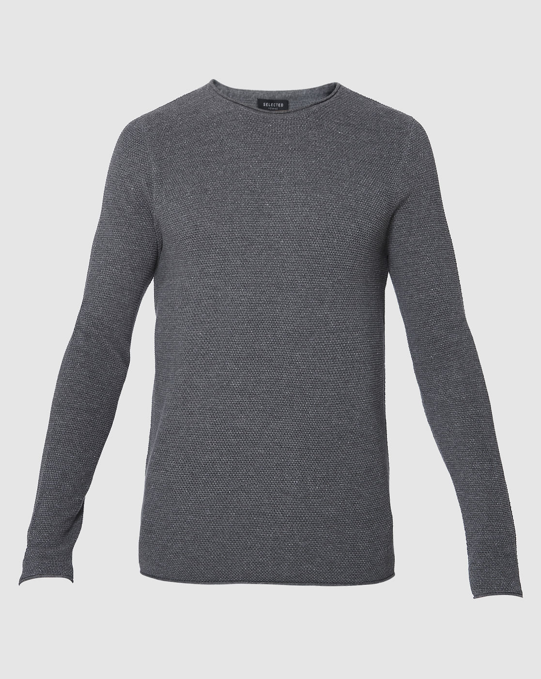 Grey Crew Neck T-Shirt