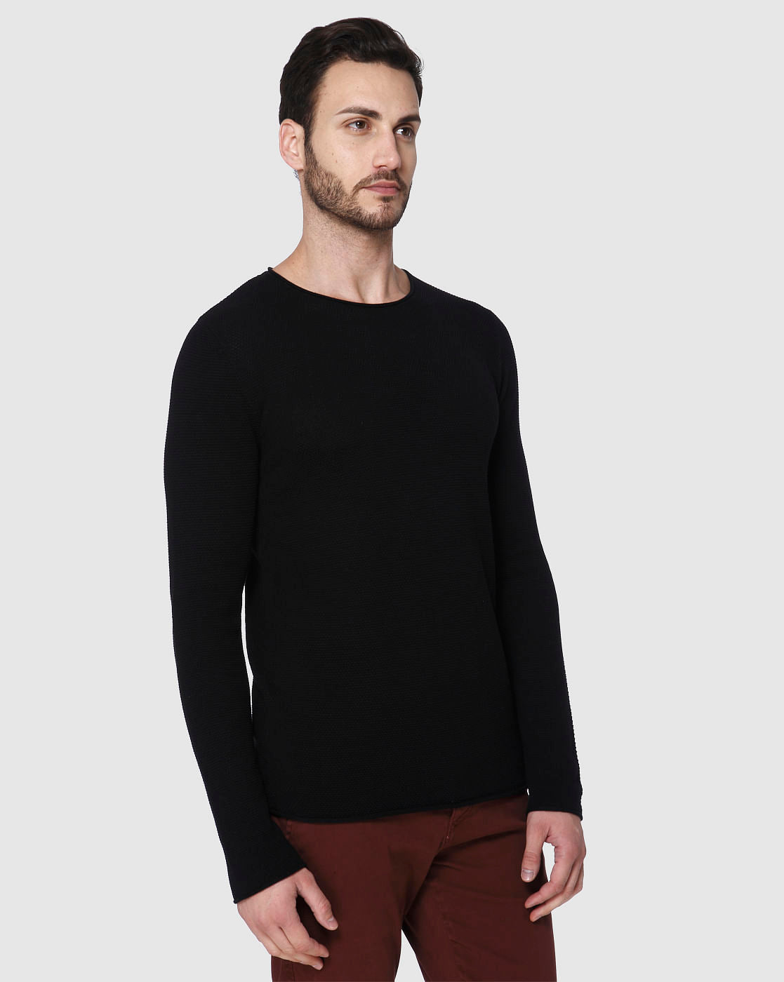 Black Crew Neck T-Shirt