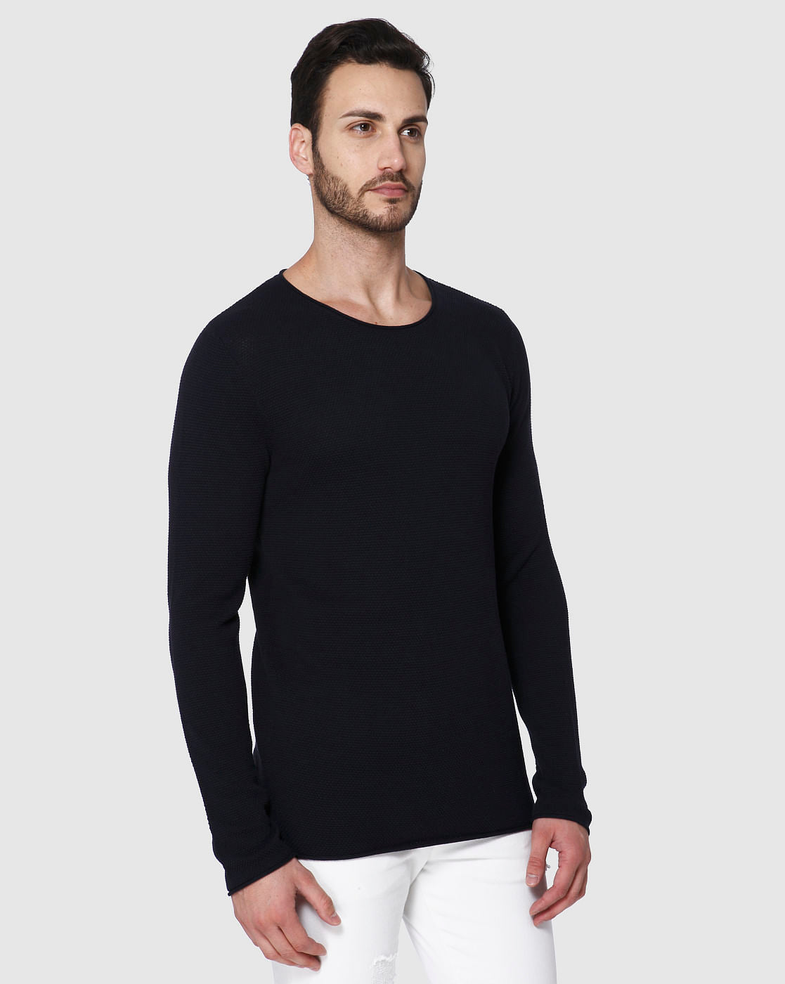 Blue Crew Neck T-Shirt