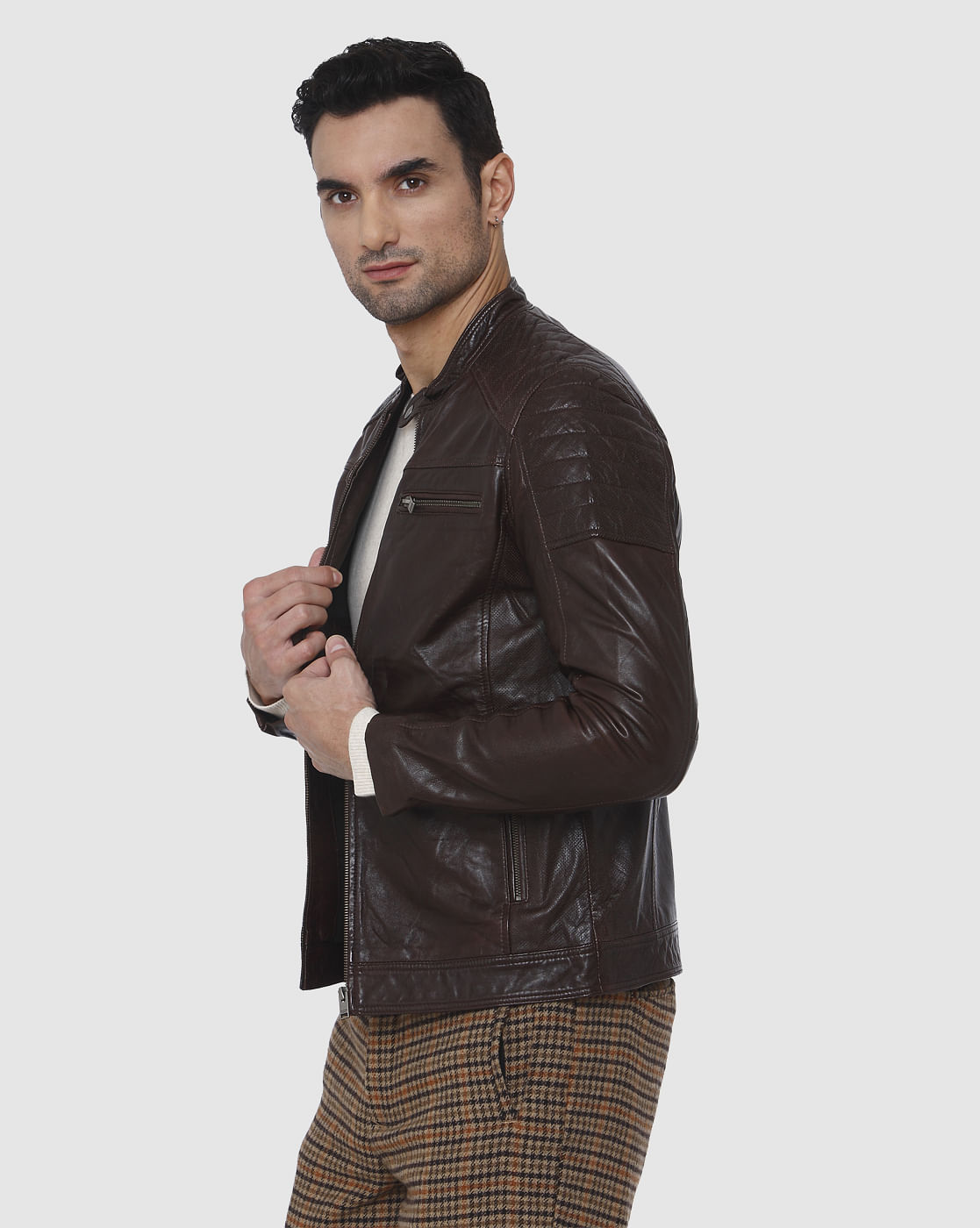 Brown Leather Jacket