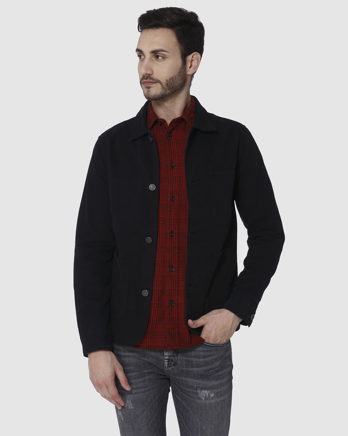 Black Casual Jacket