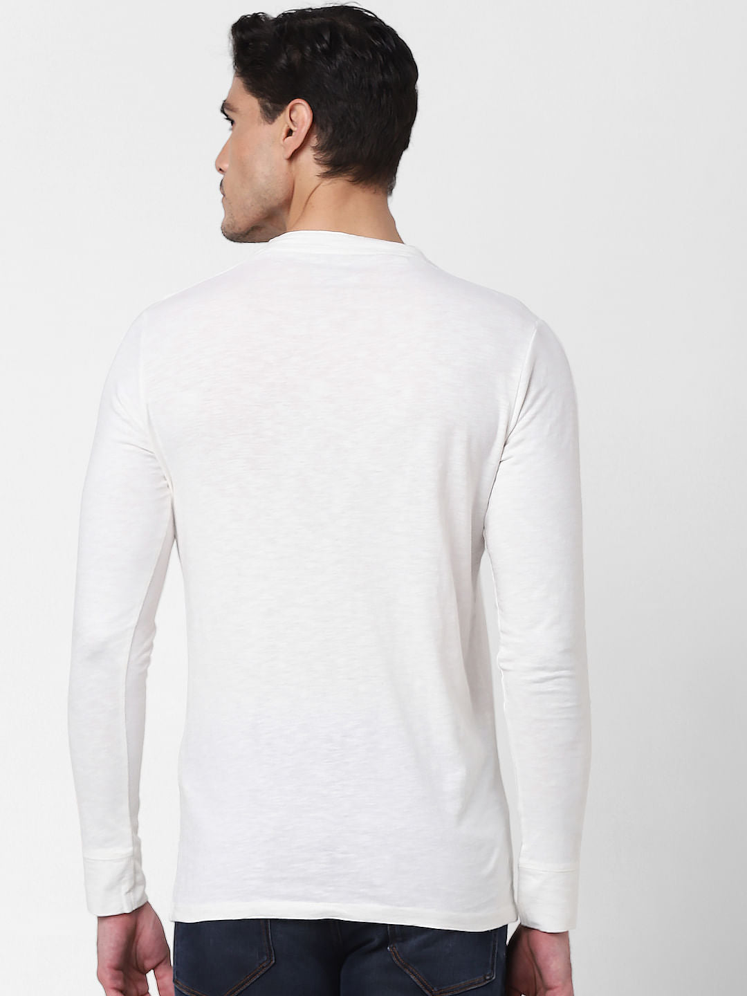White Henley T-Shirt
