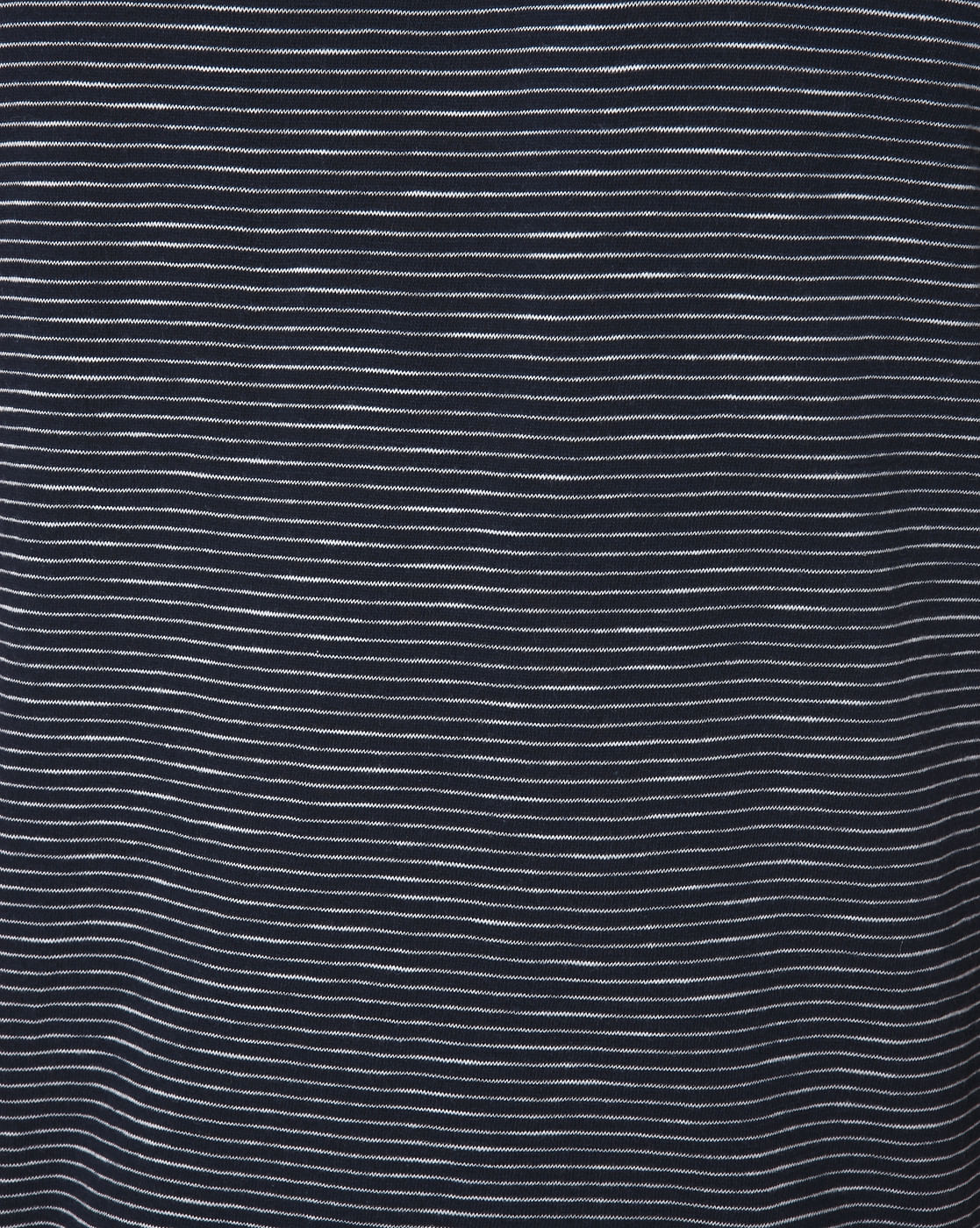 Navy Blue Striped Crew Neck T-Shirt