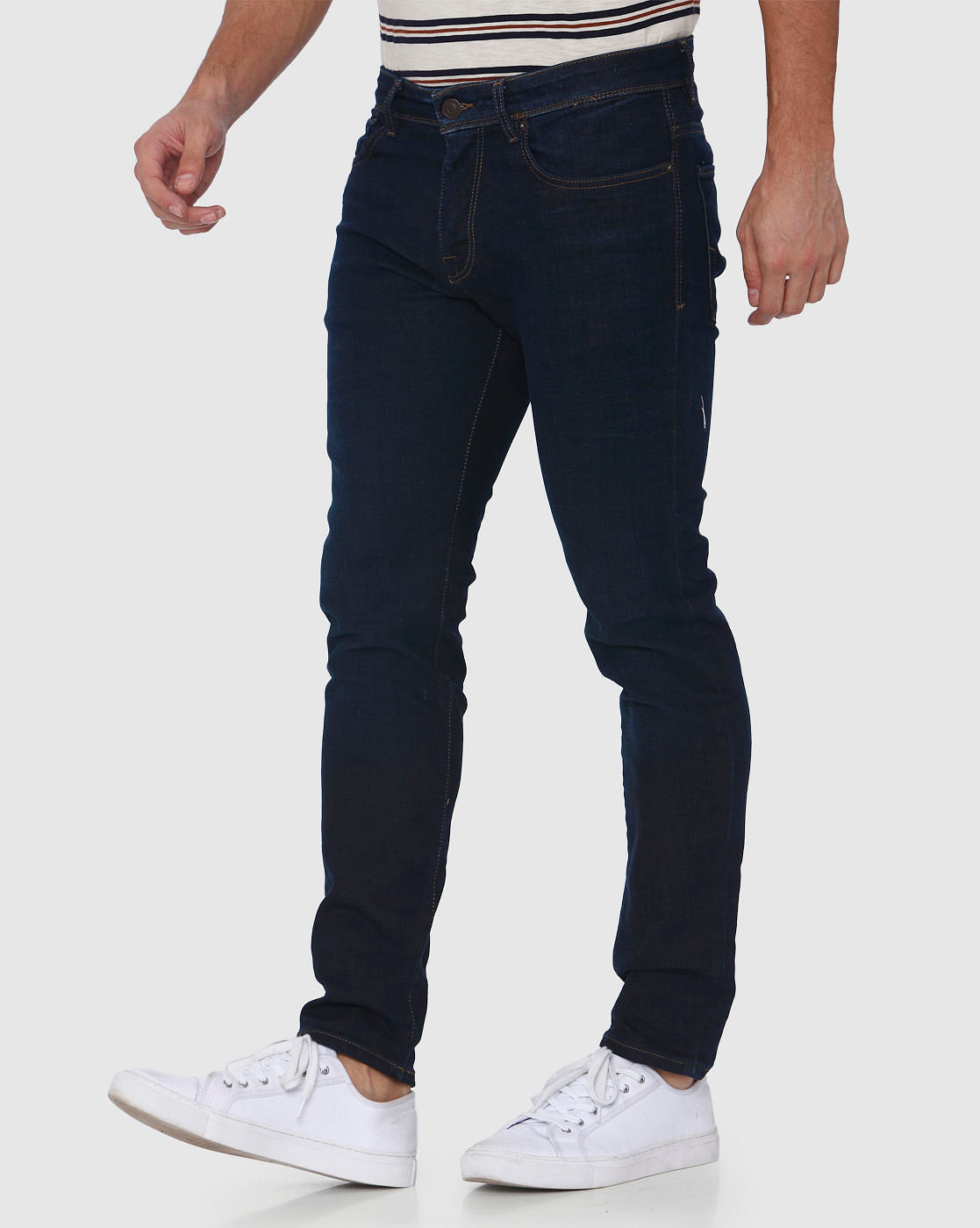 Dark Blue Leon Slim Fit Jeans