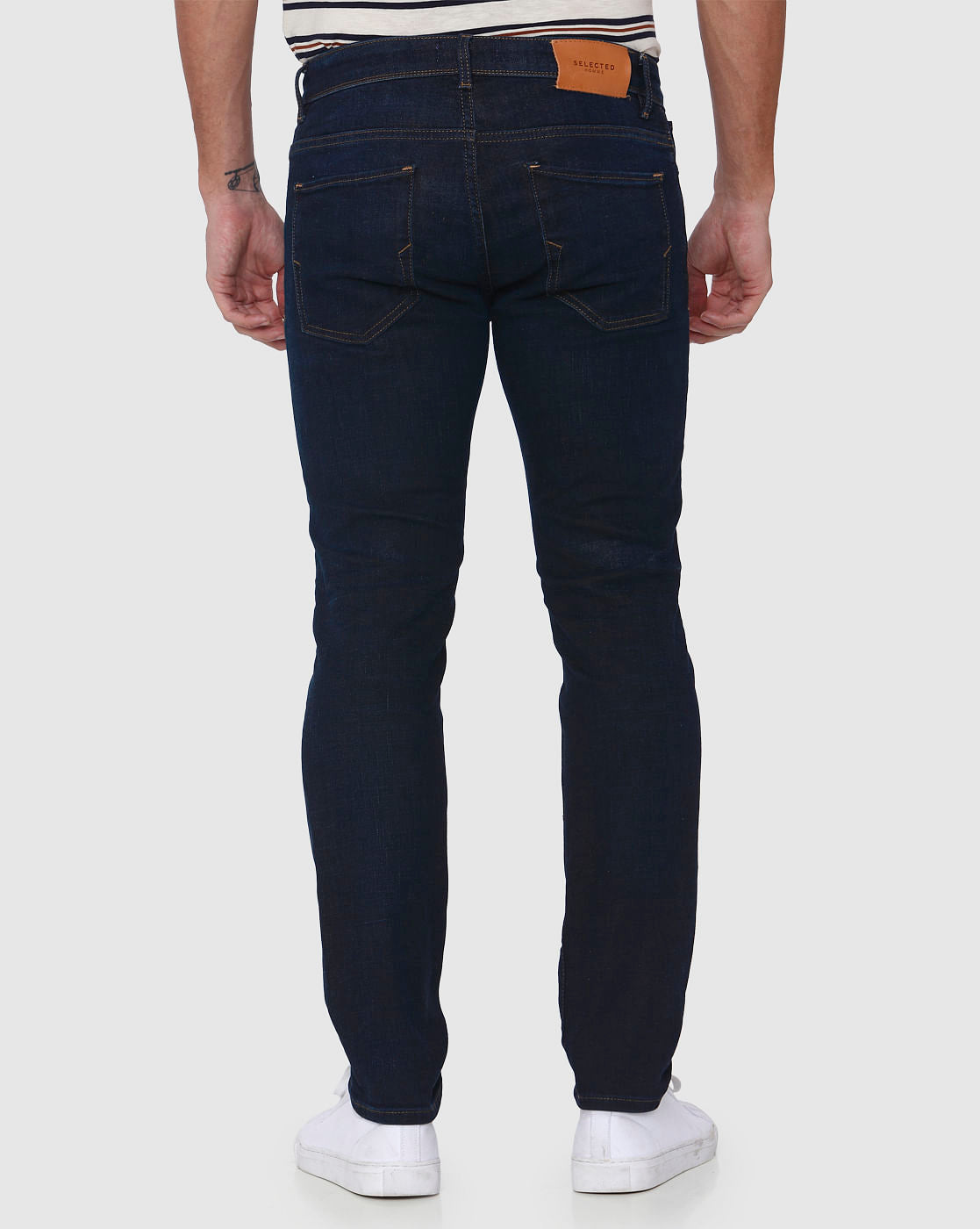 Dark Blue Leon Slim Fit Jeans