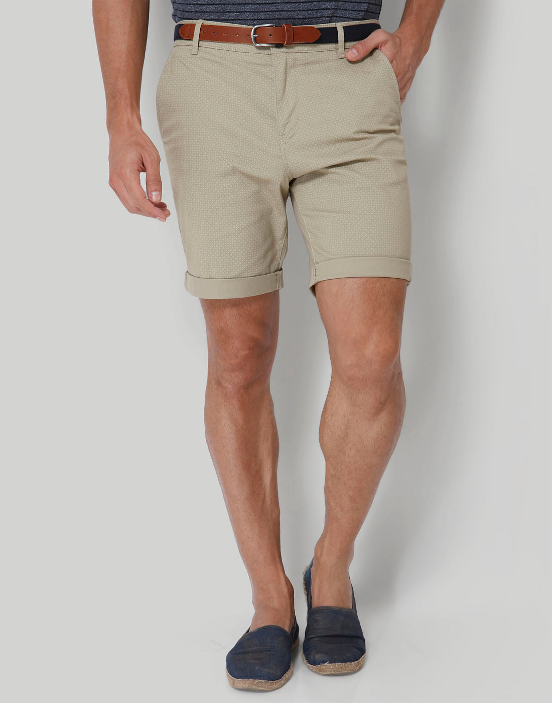 Grey Chino Shorts