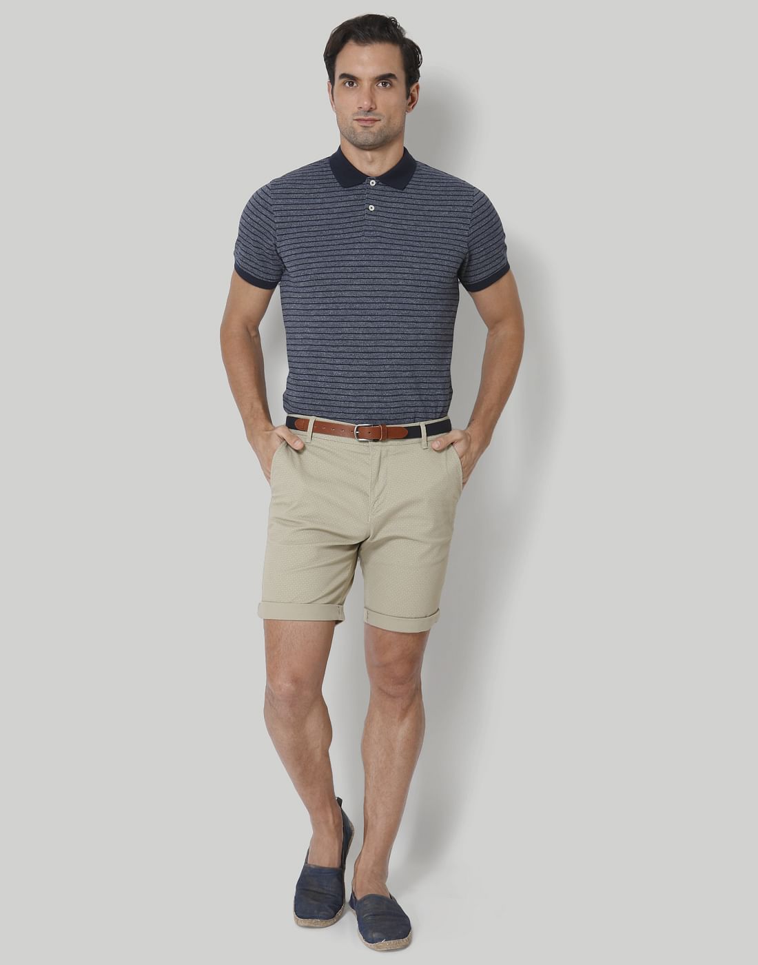 Grey Chino Shorts