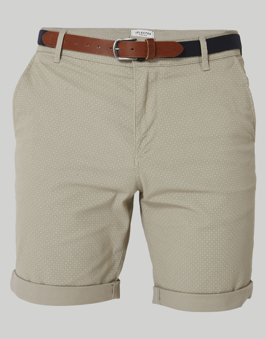 Grey Chino Shorts