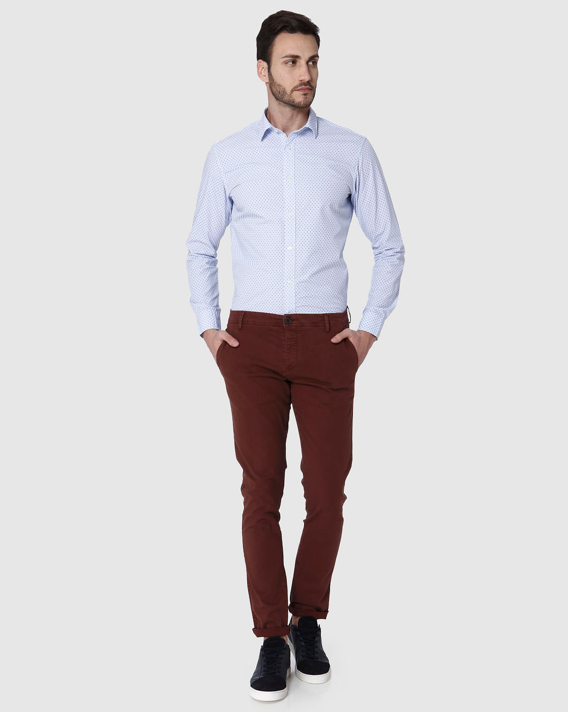 Burgundy Pants