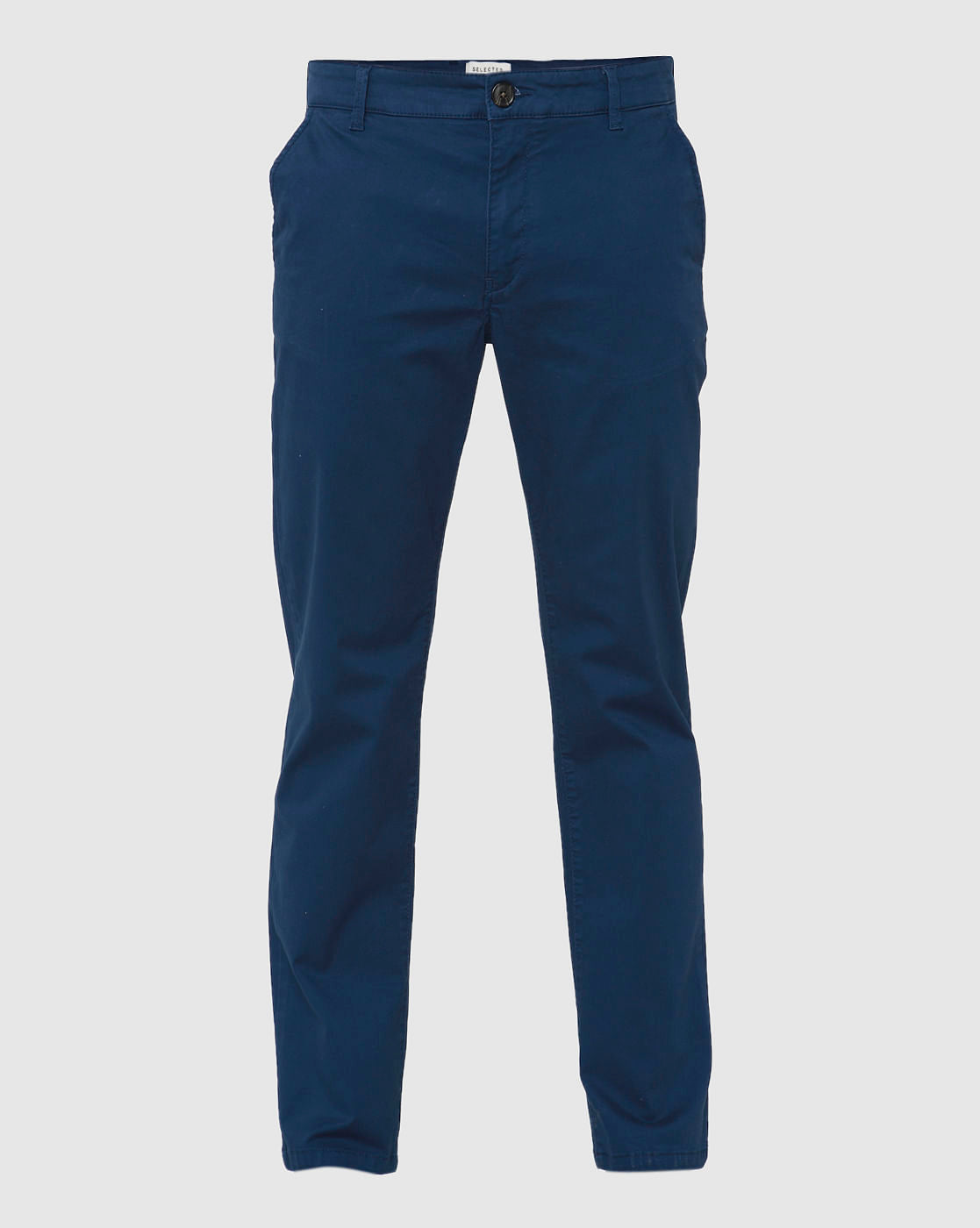 Blue Regular Fit Pants
