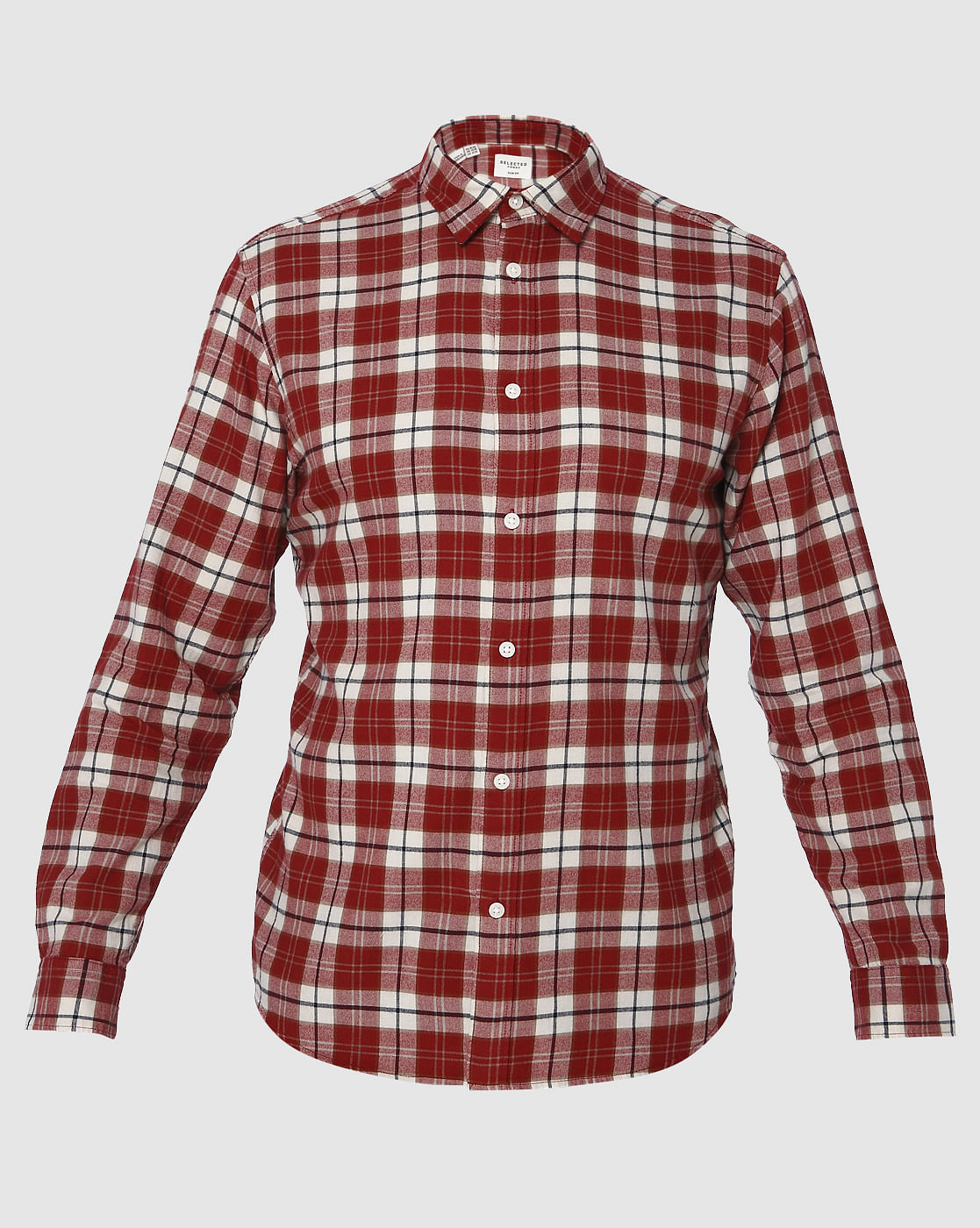 Red Check Full Sleeves Shirt