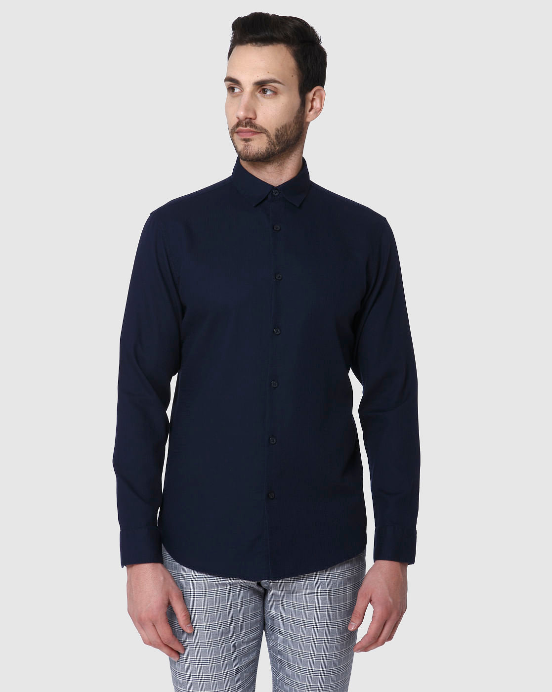Blue Full Sleeves Shirt
