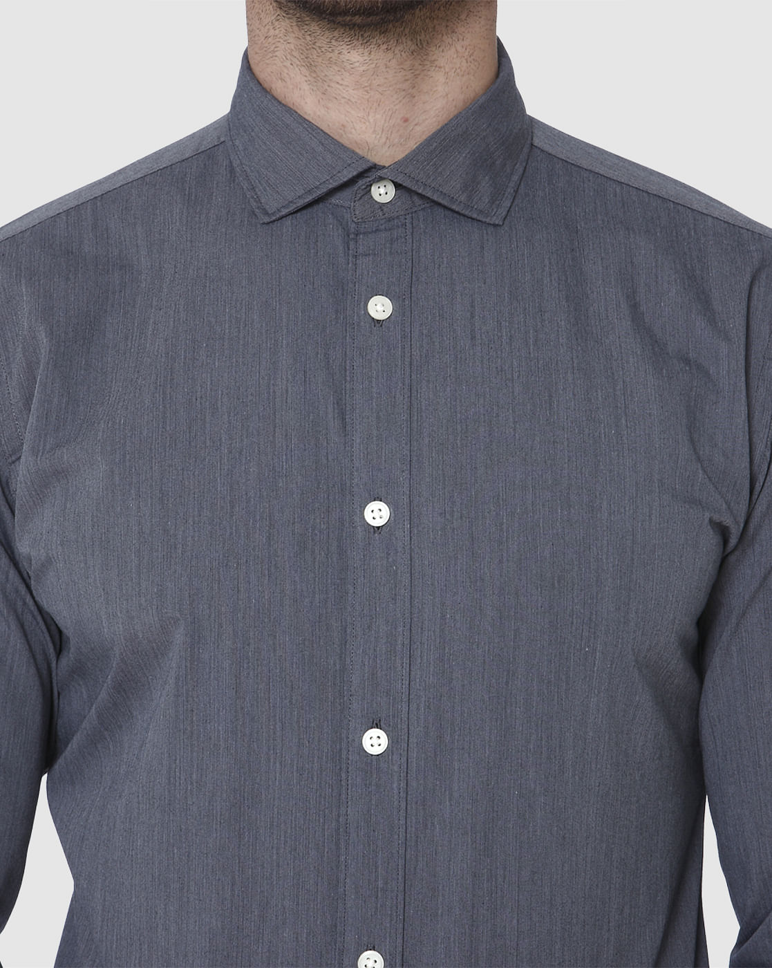 Grey Full Sleeves Shirt