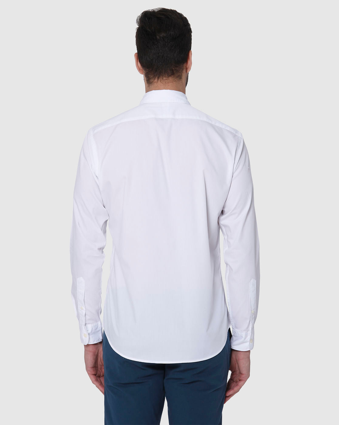 White Full Sleeves Shirt