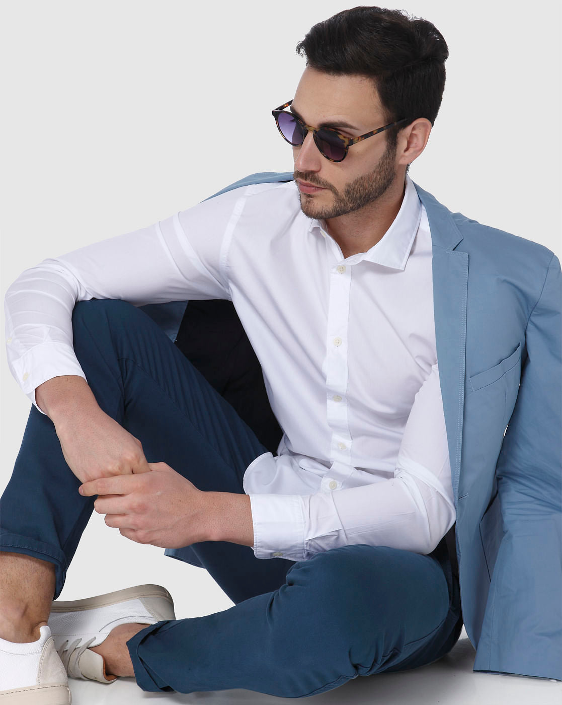 White Full Sleeves Shirt