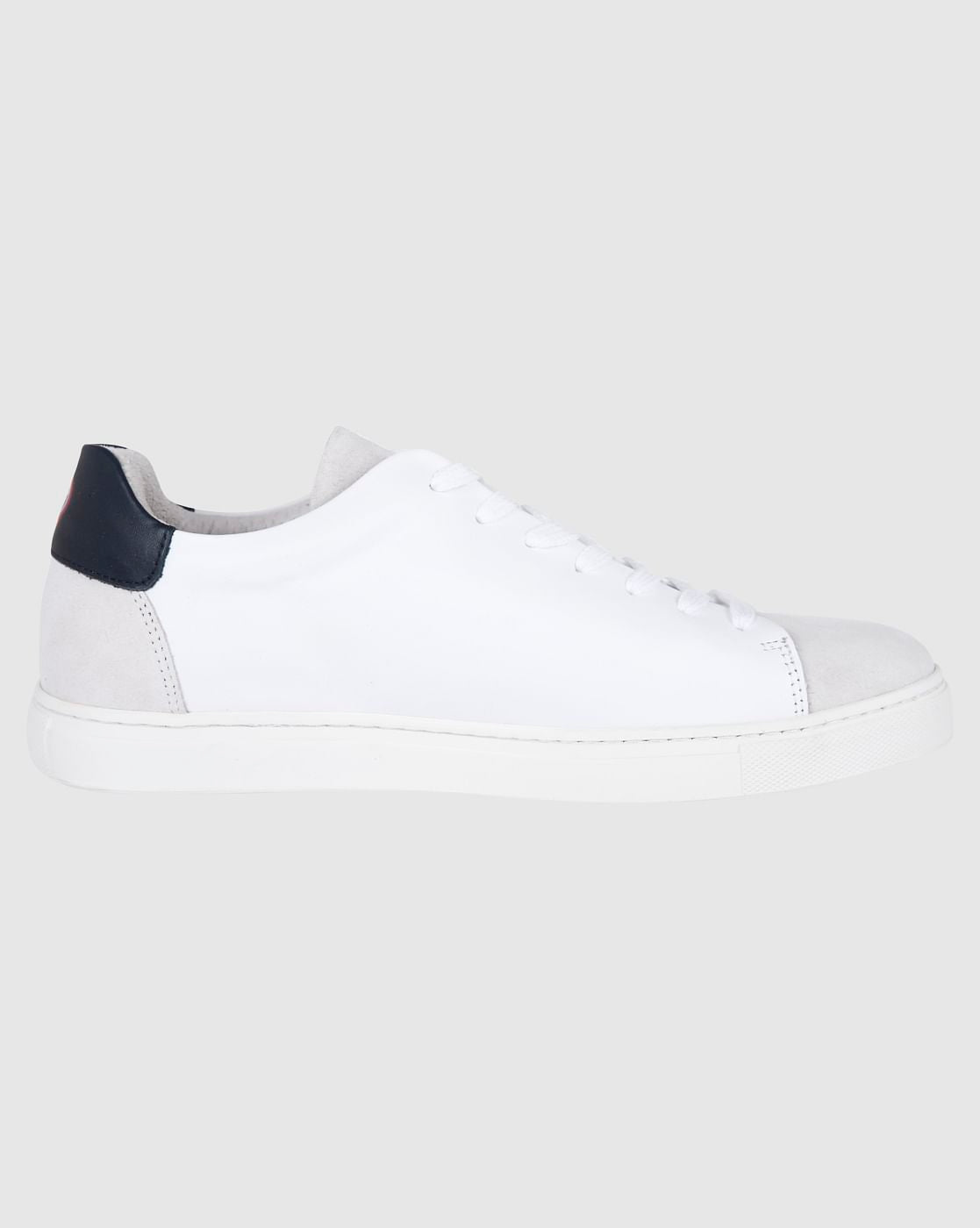 White Lace Up Sneakers