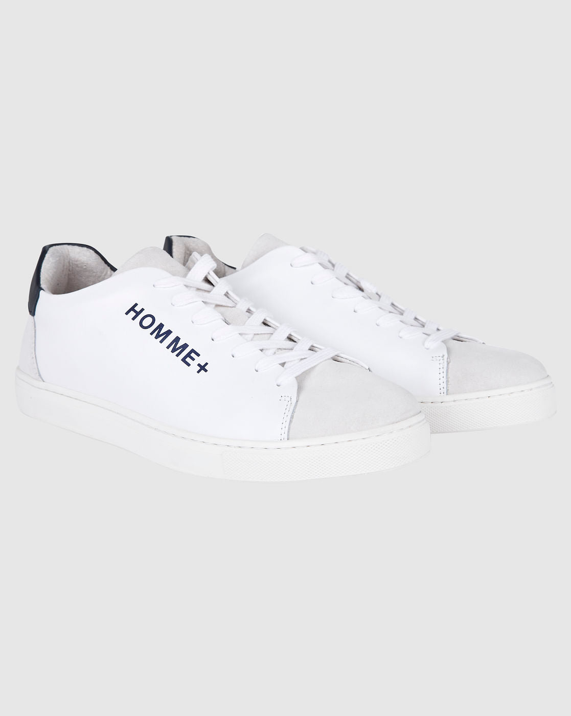 White Lace Up Sneakers