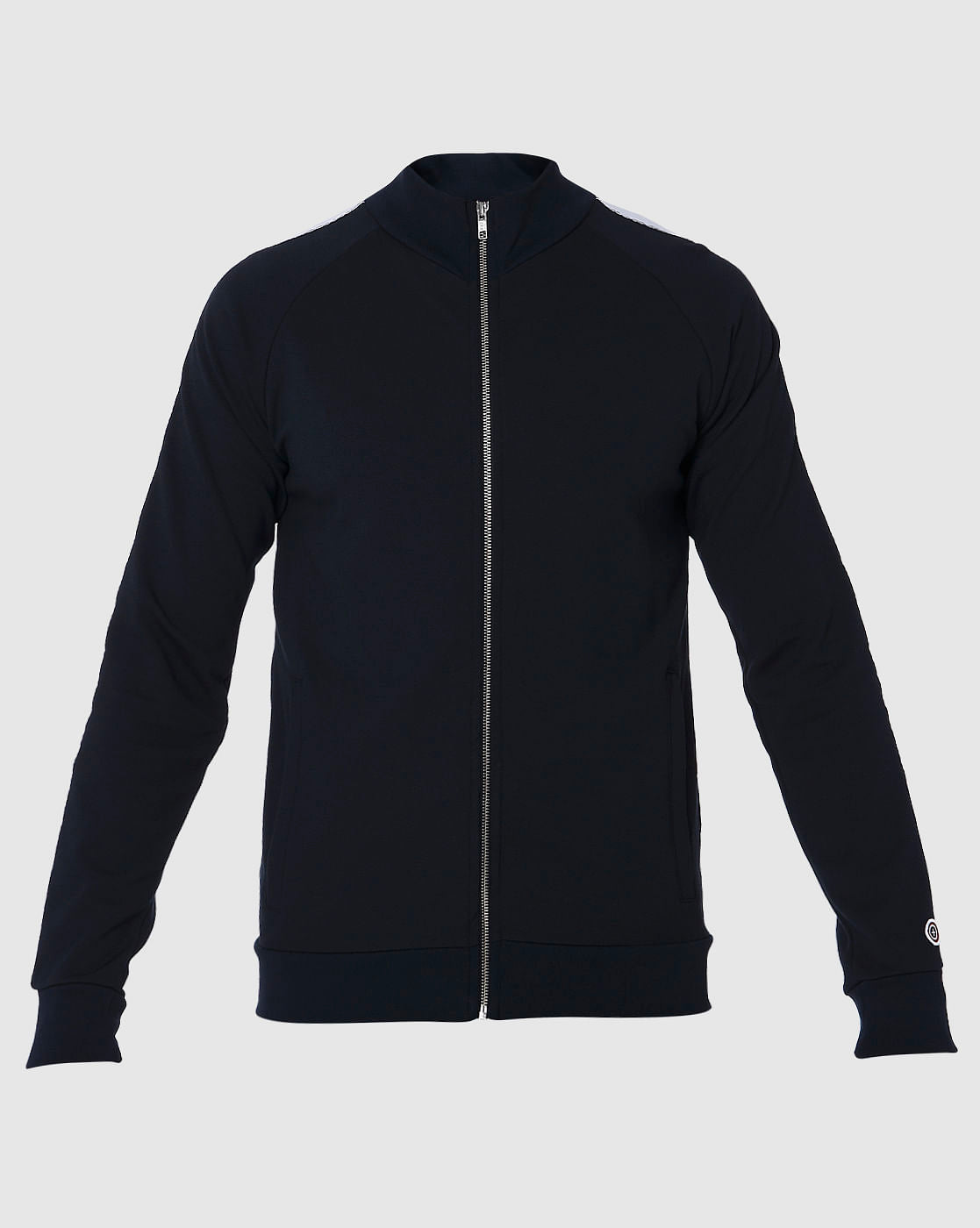 Navy Blue Tape Detail Jacket