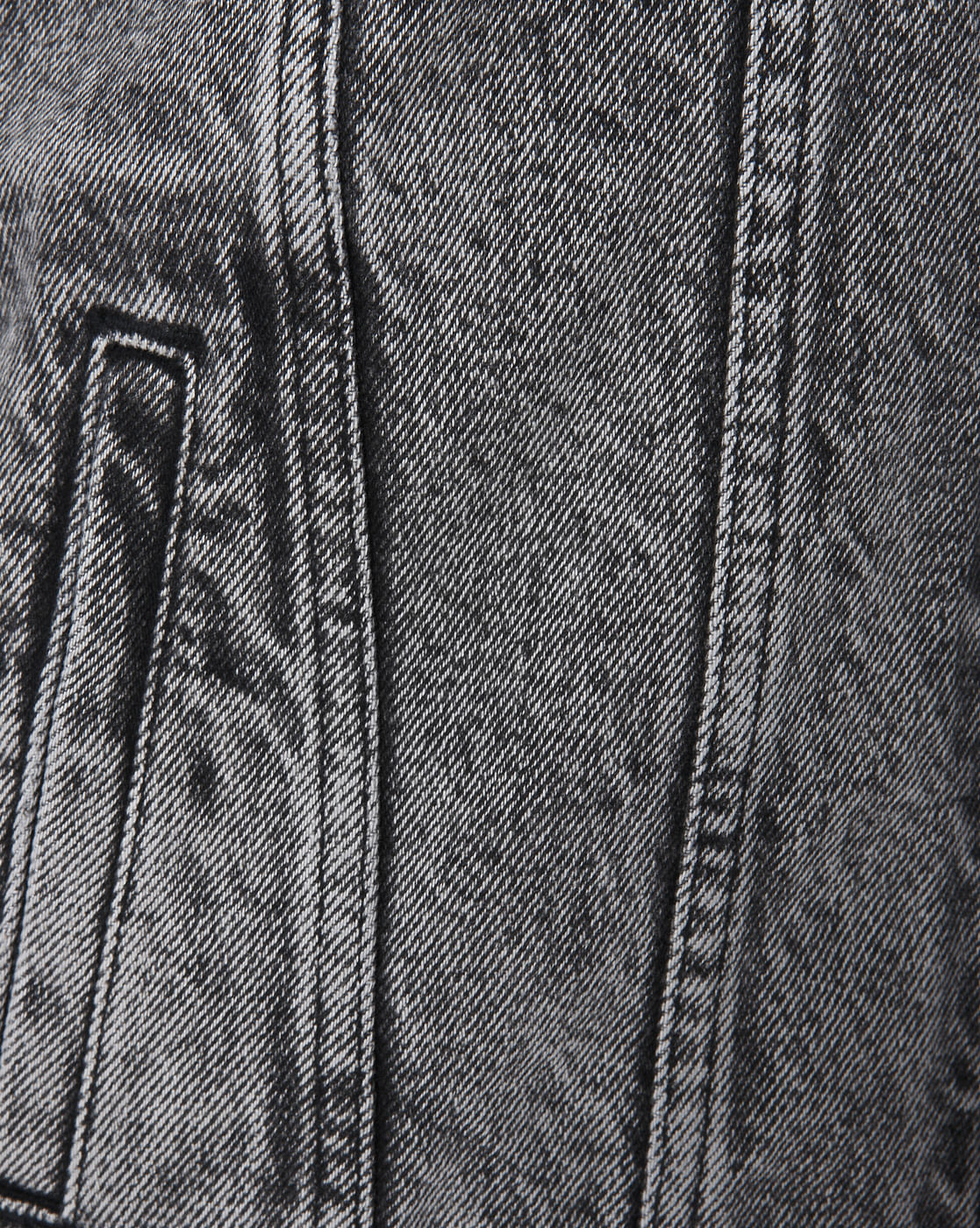 Black Washed Denim Jacket