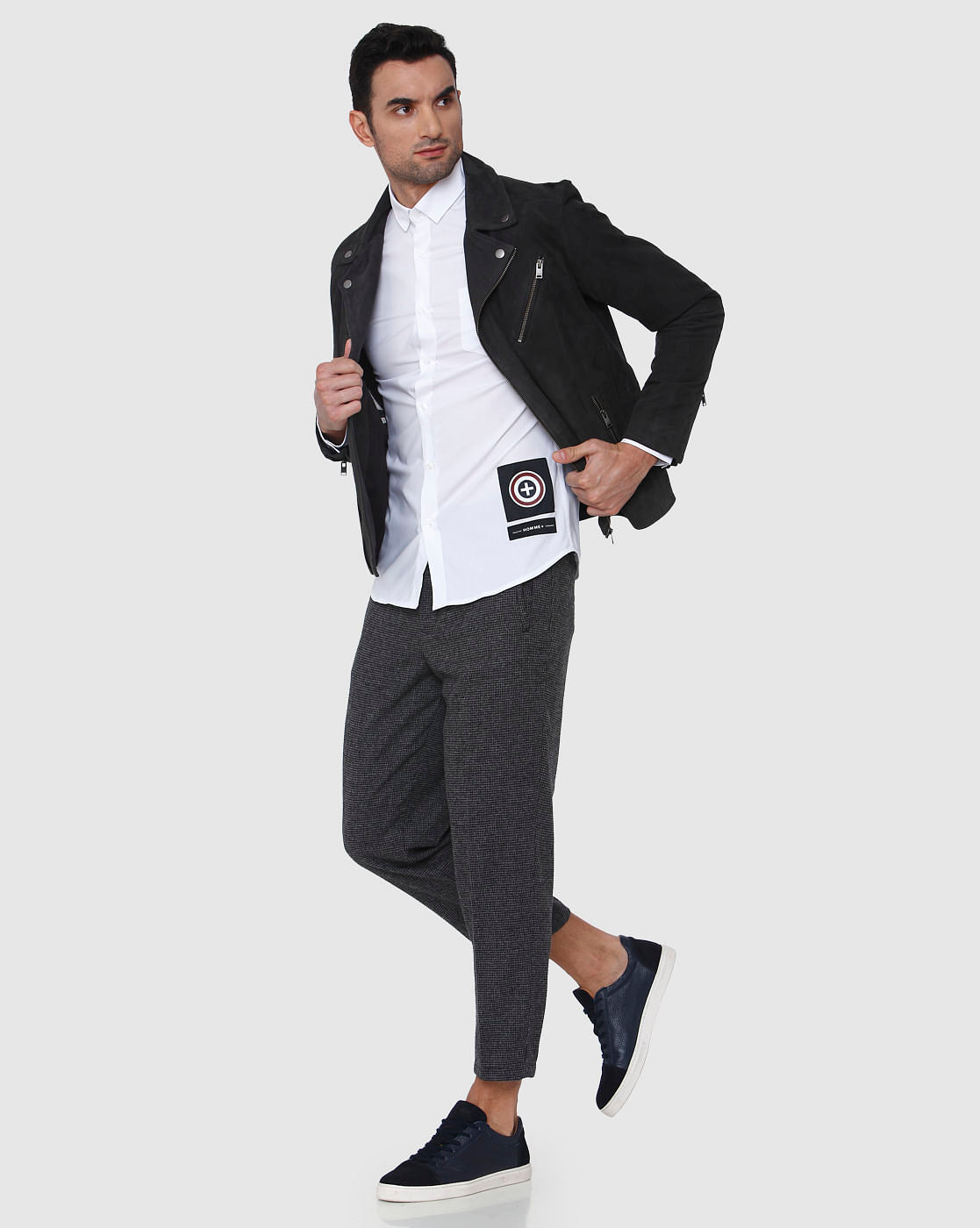 White Full Sleeves Shirt