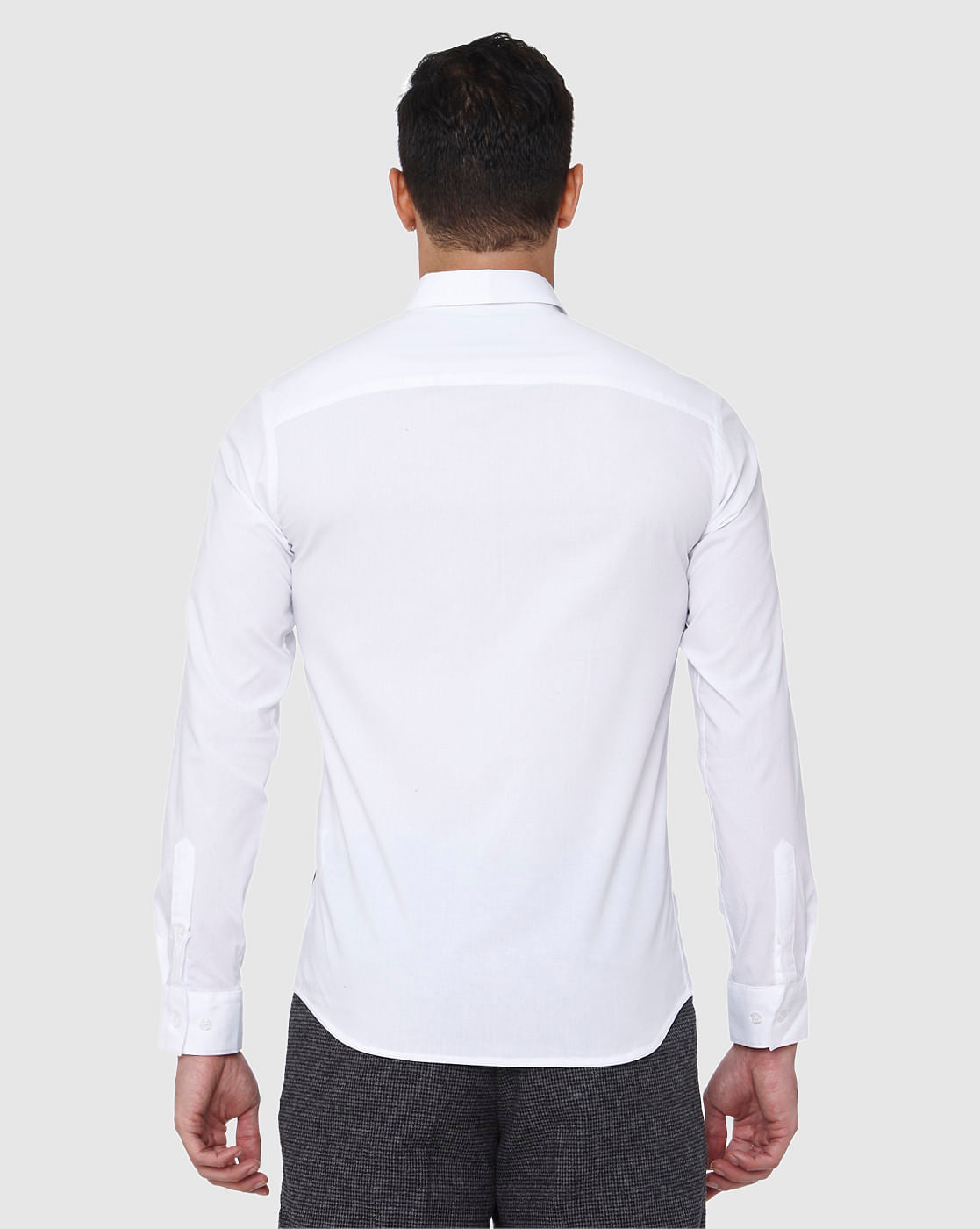 White Full Sleeves Shirt