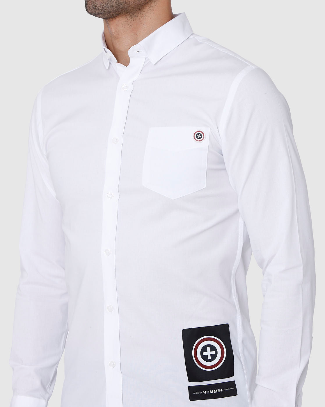 White Full Sleeves Shirt