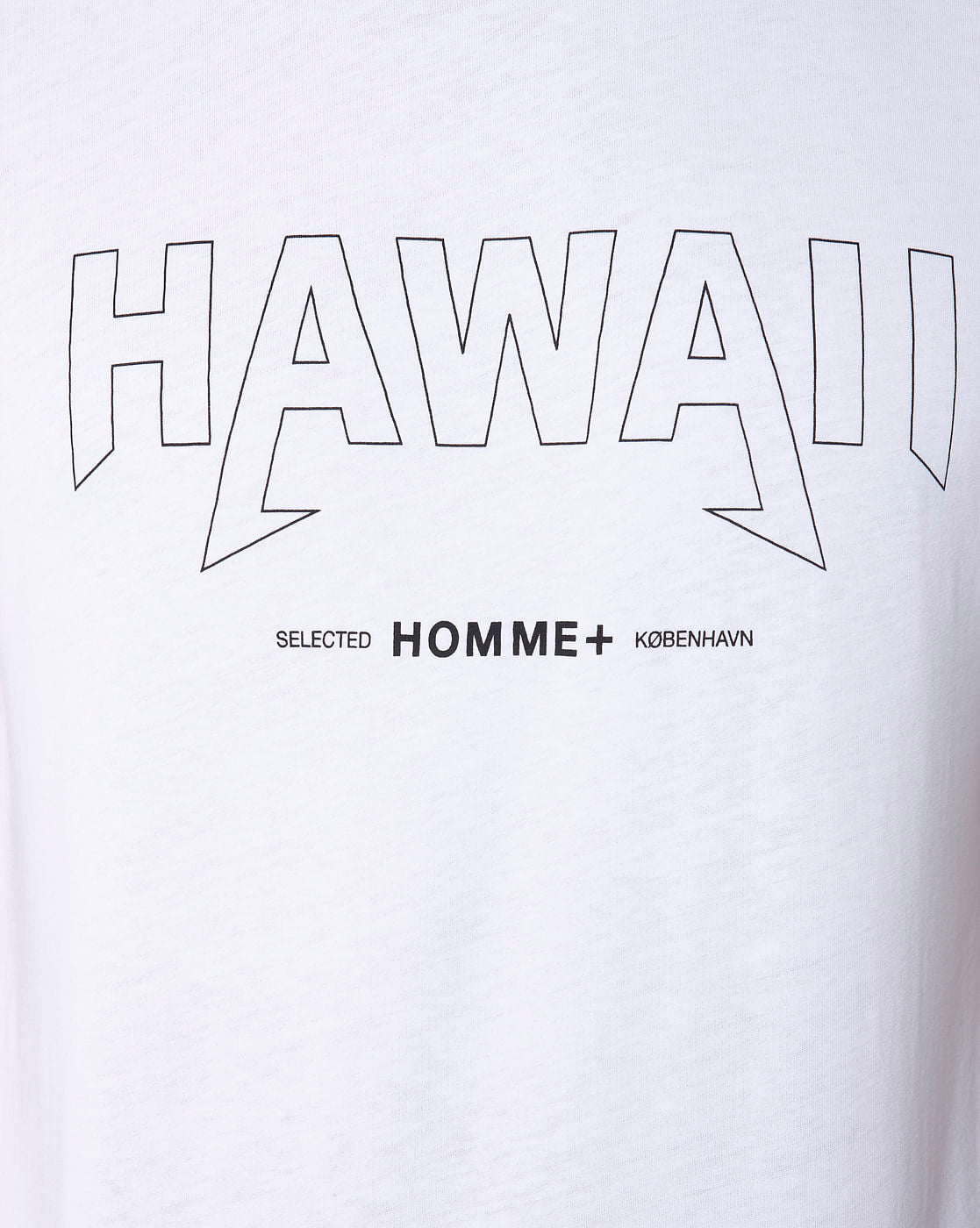 White Printed Crew Neck T-Shirt