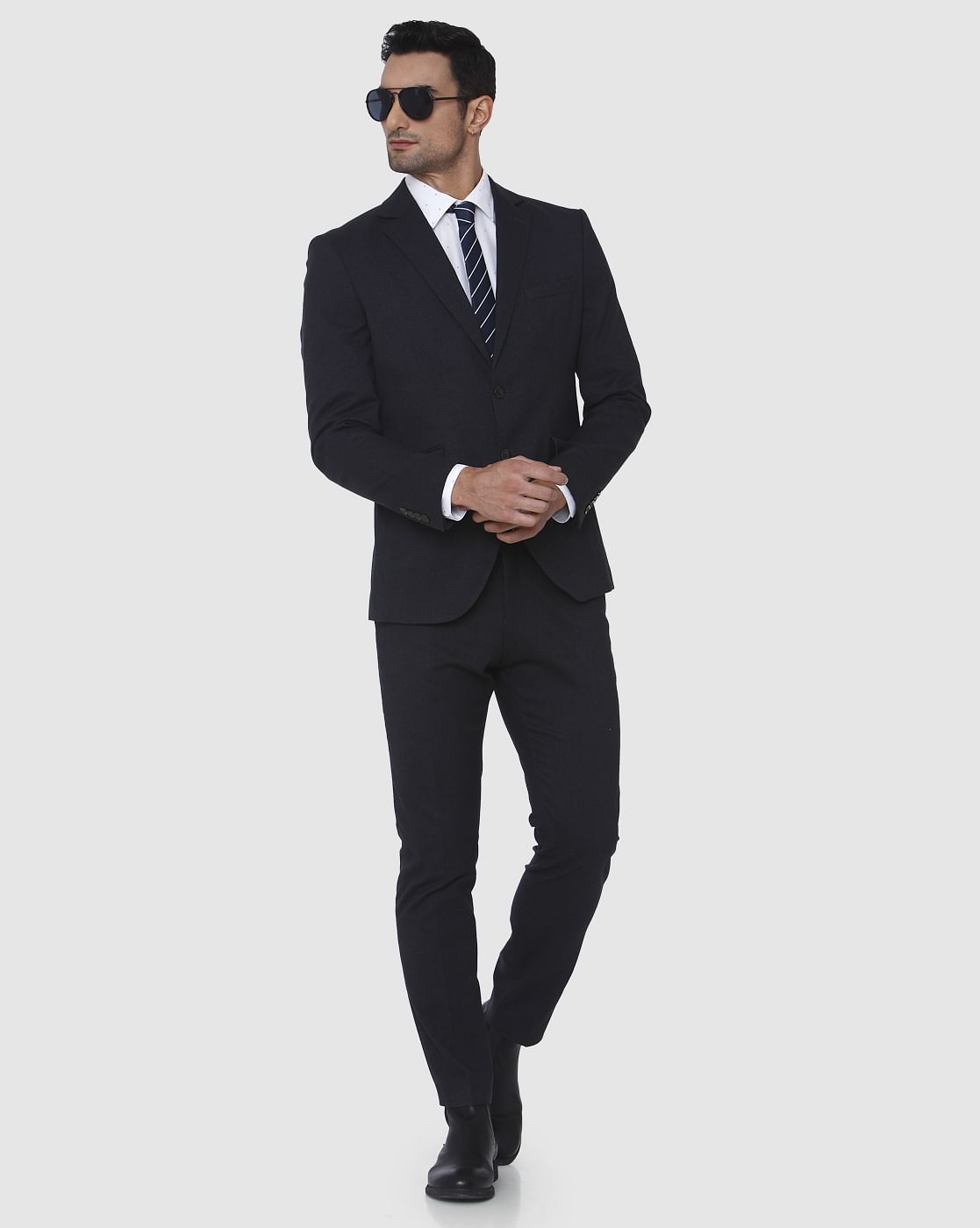 Navy Blue Formal Slim Fit Blazer