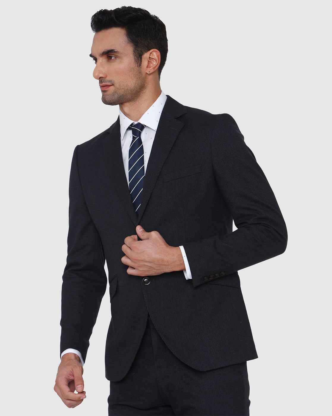 Navy Blue Formal Slim Fit Blazer