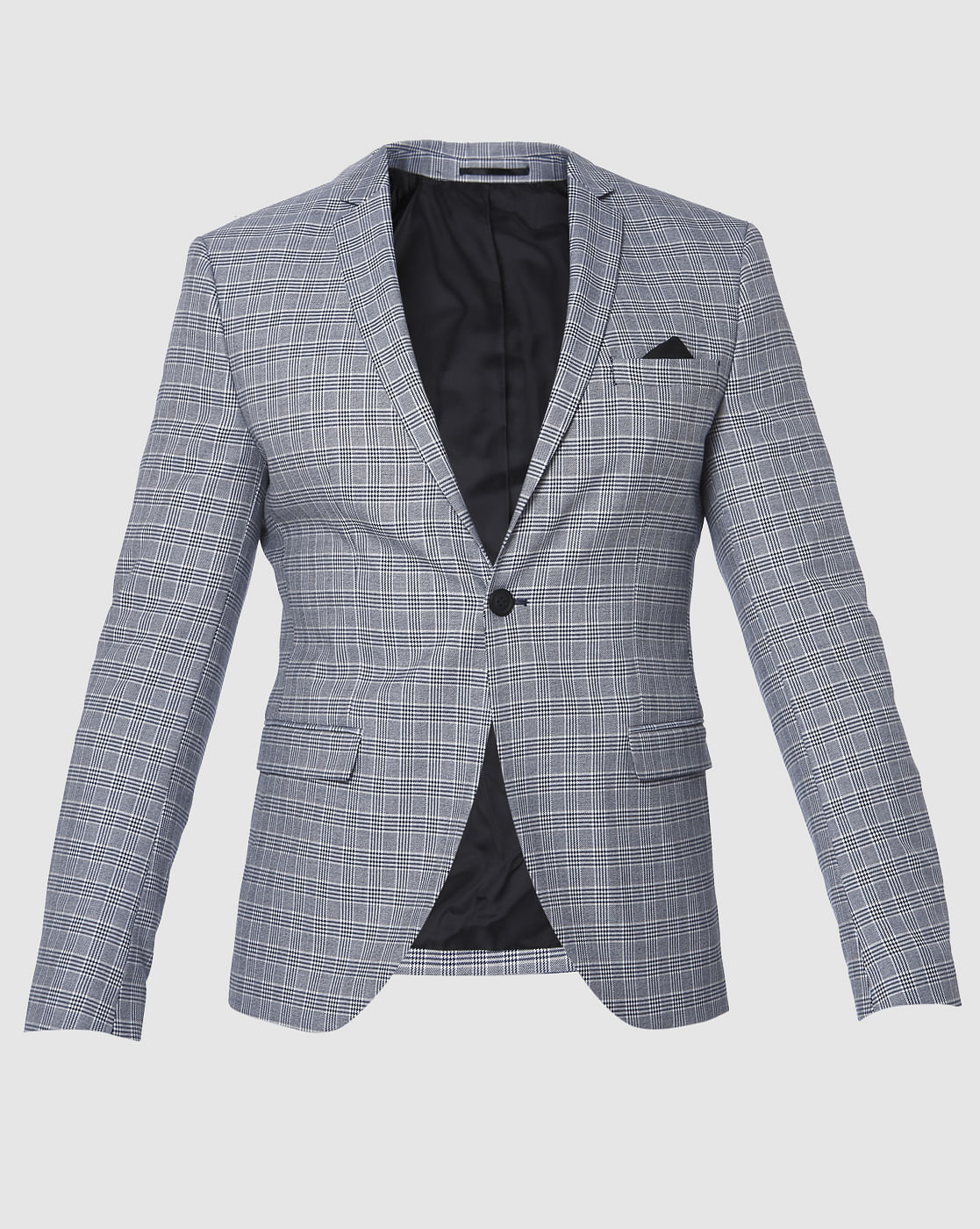 Blue Check Blazer