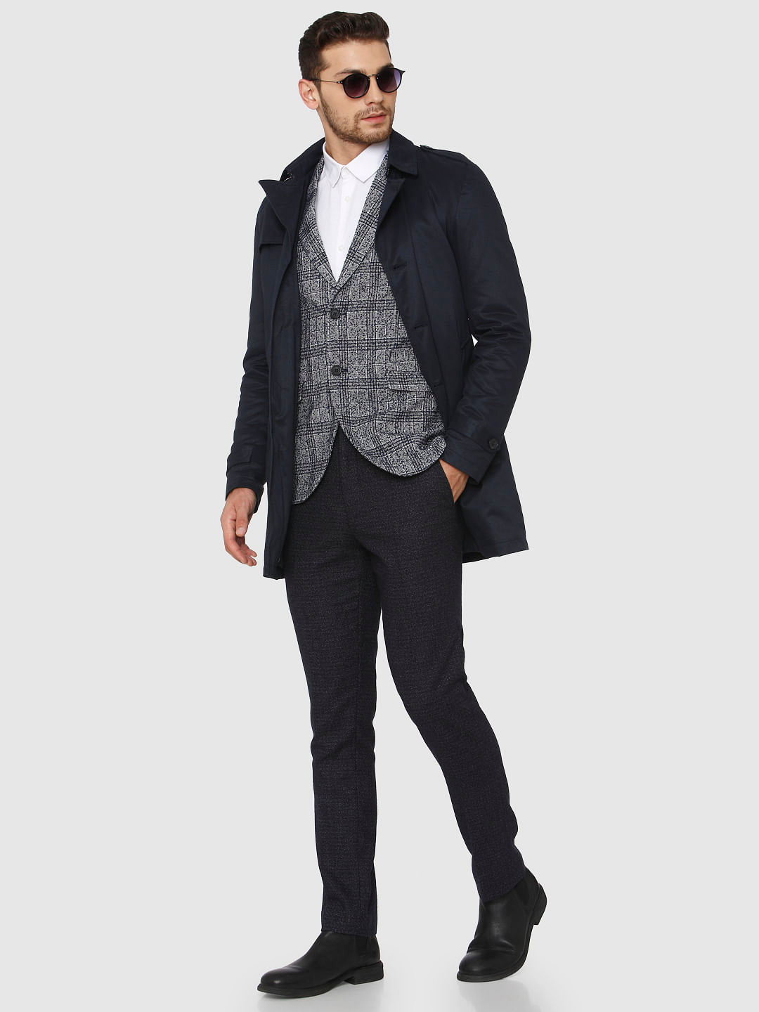 Blue Trench Coat