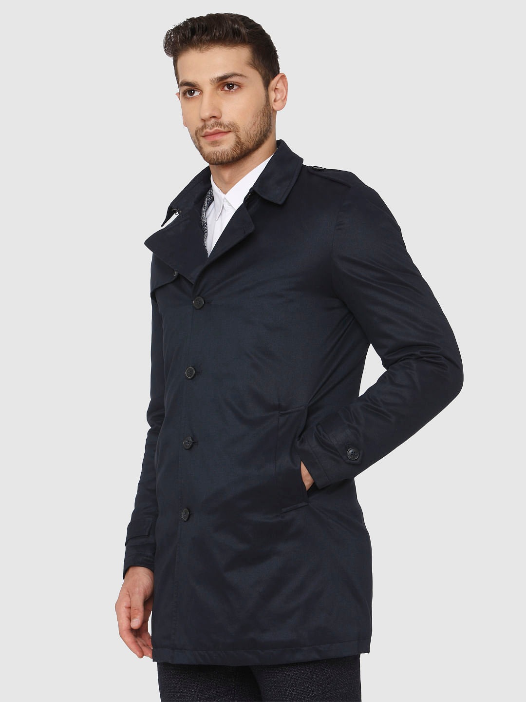 Blue Trench Coat