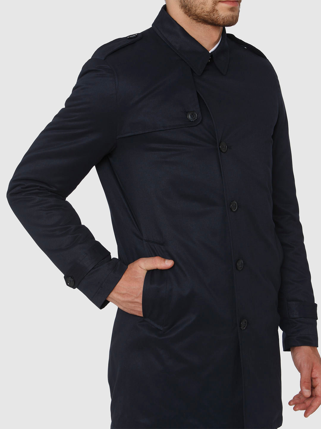 Blue Trench Coat