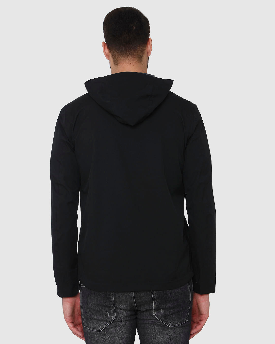 Black Hooded Jacket