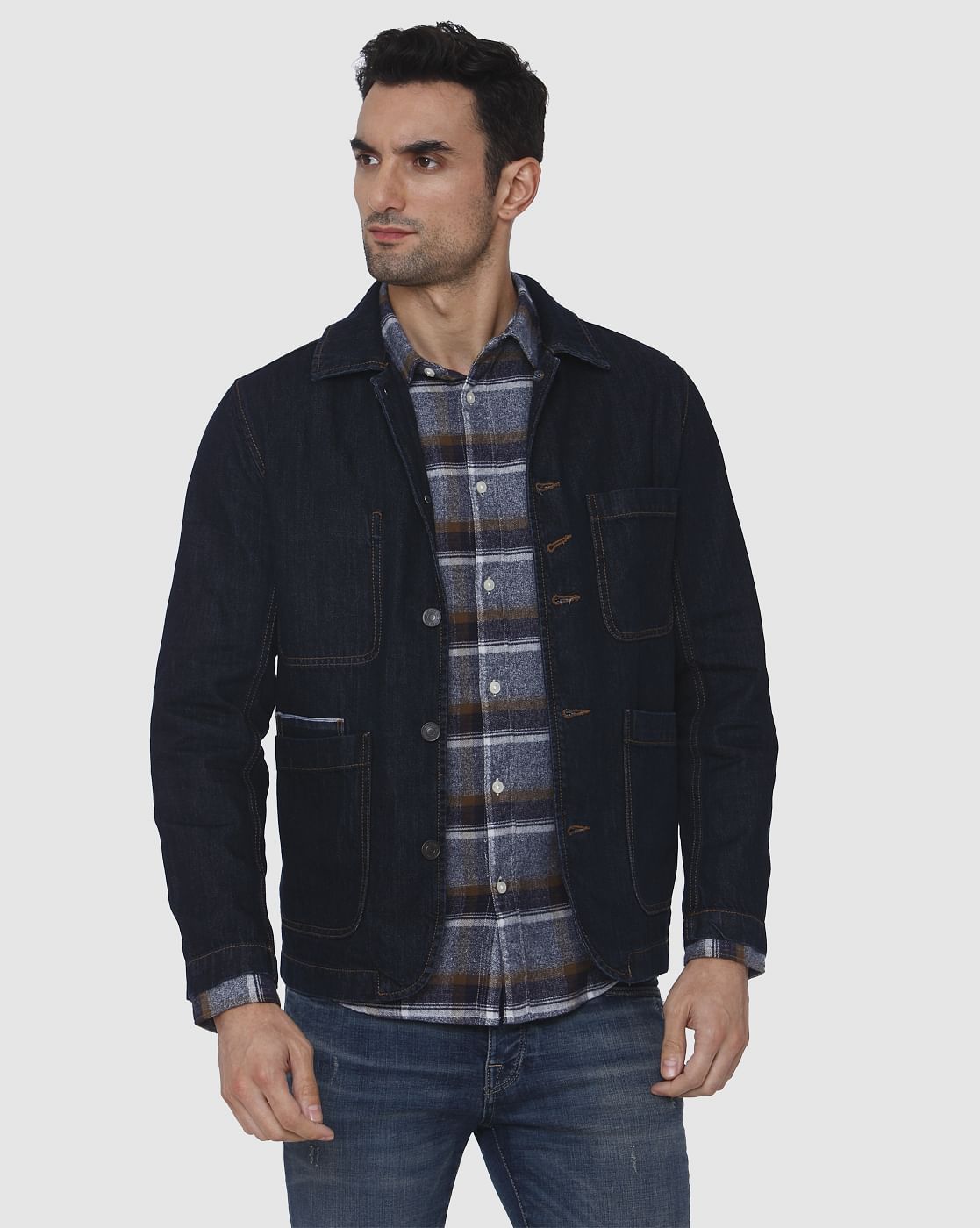 Blue Worker Jacket
