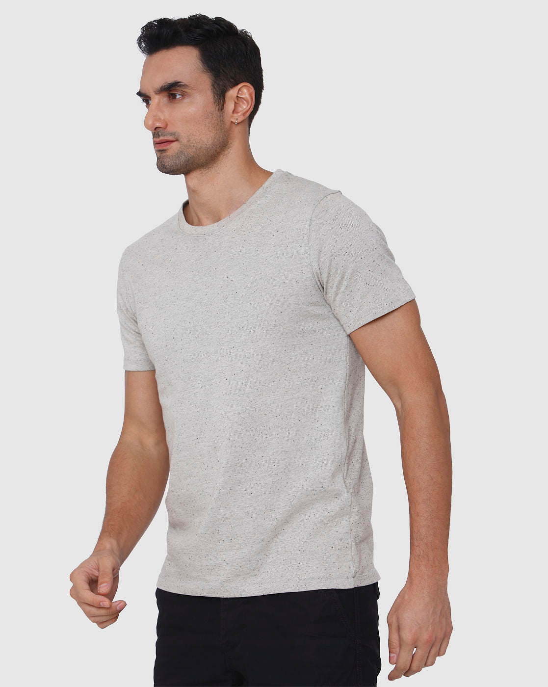 Grey Crew Neck T-Shirt