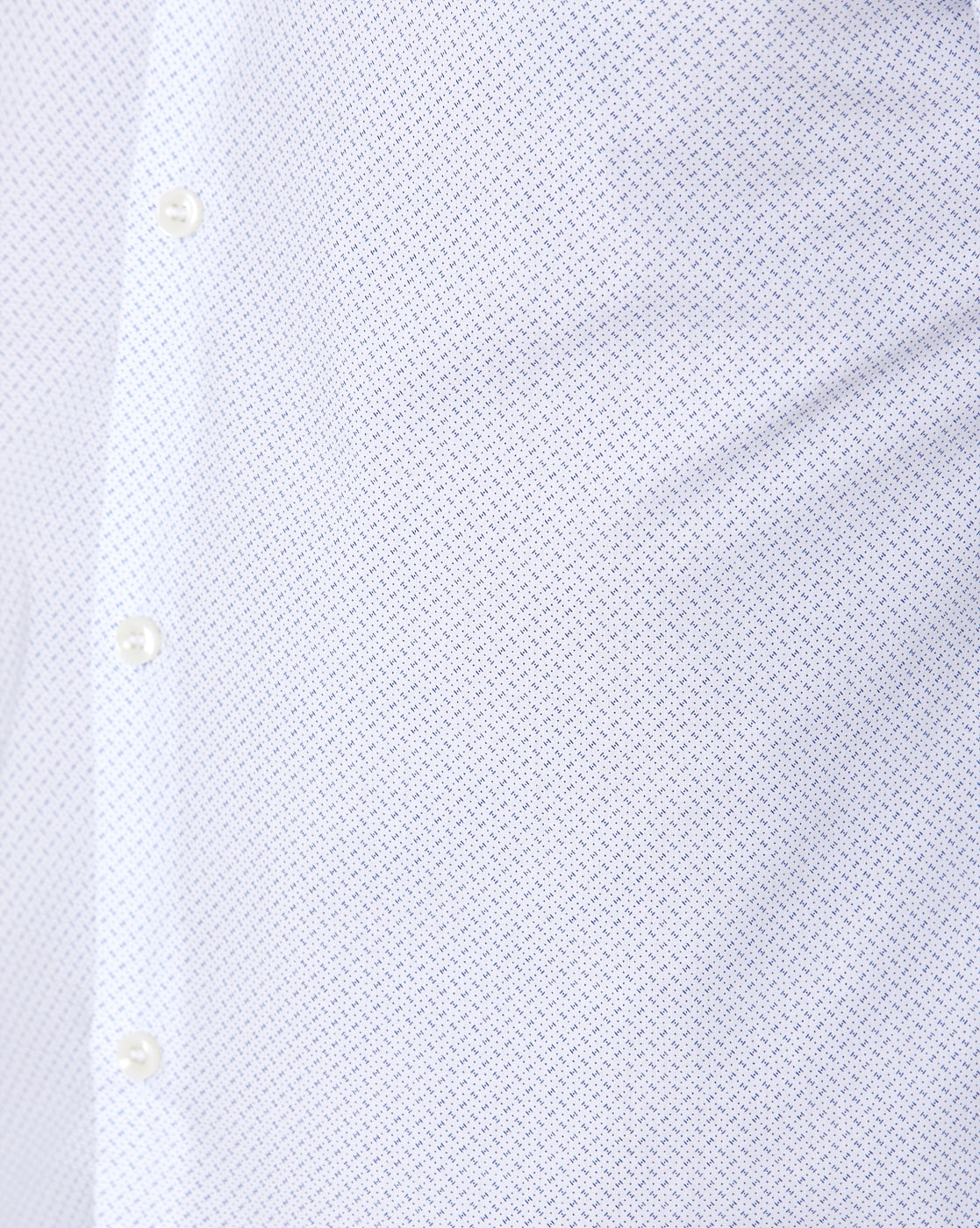 White Printed Full Sleeves Shirt