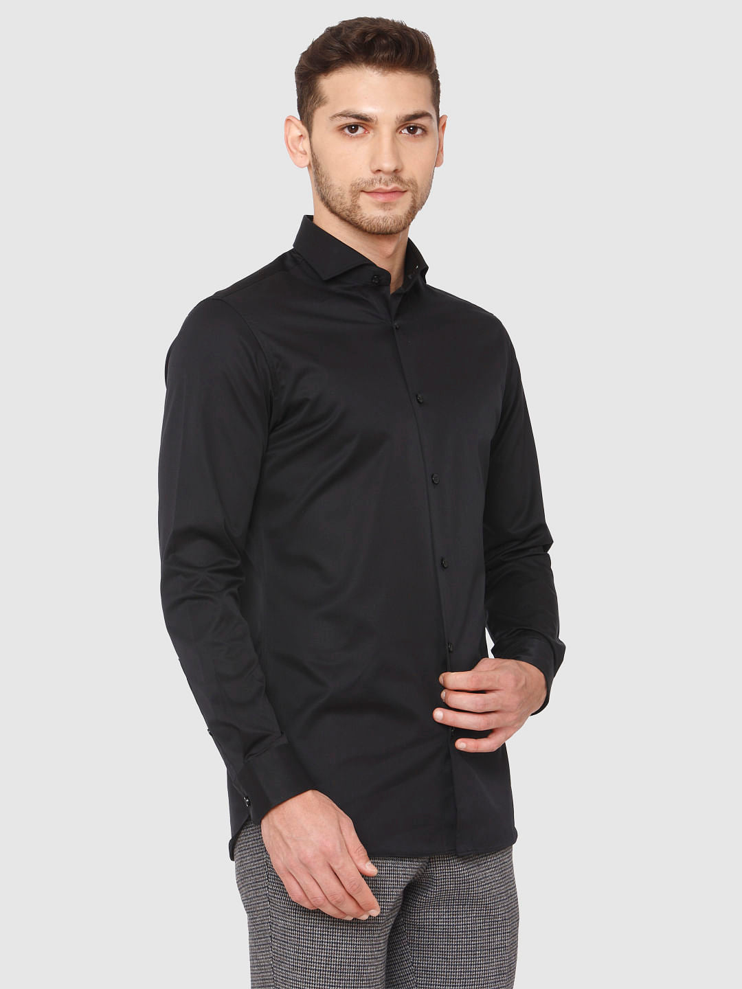 Black Full Sleeves Shirt