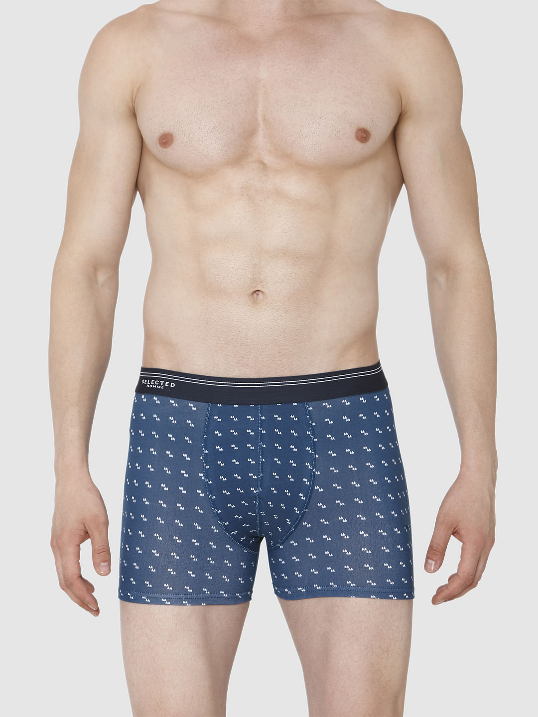 Blue All Over Print Trunks