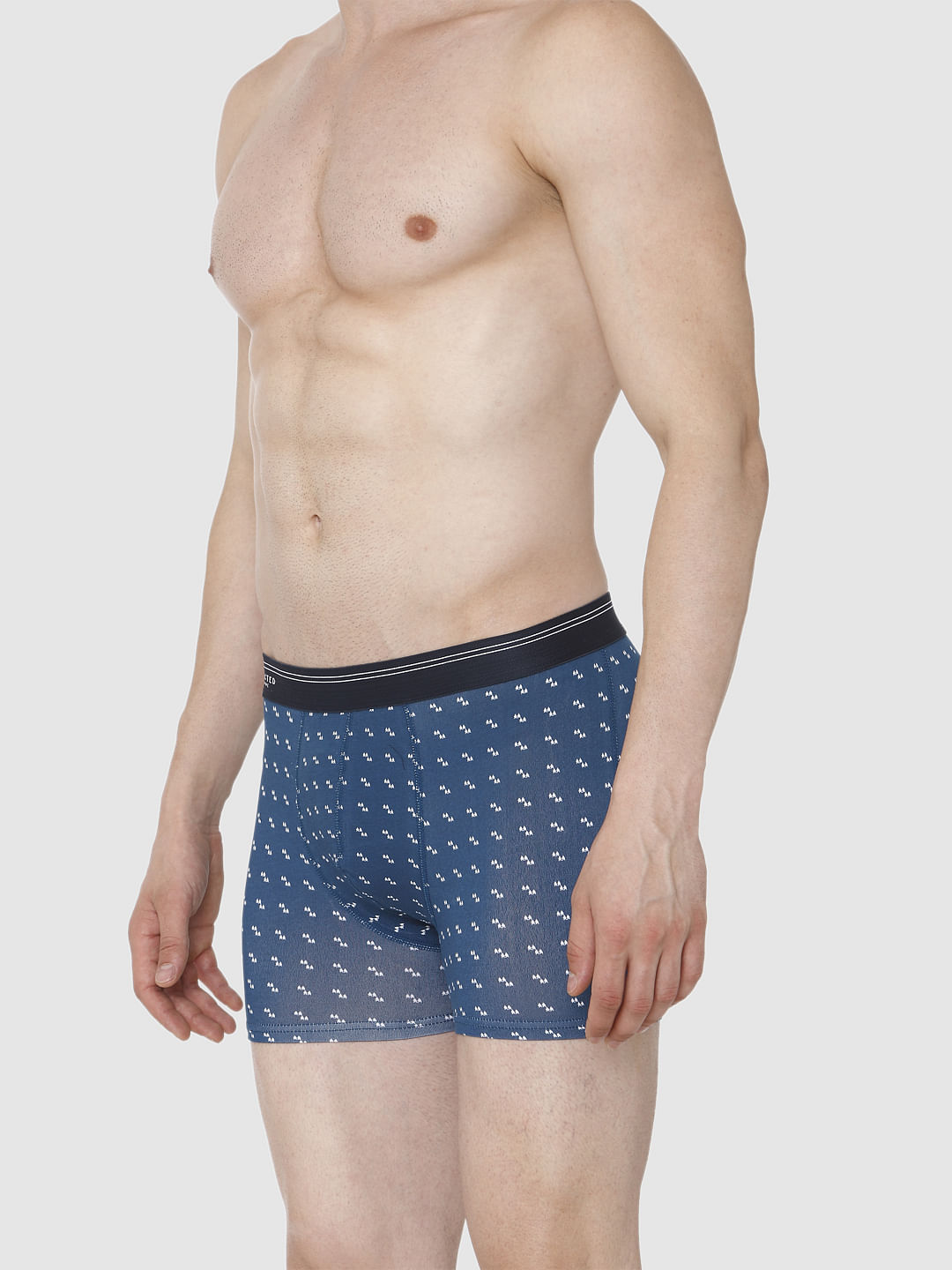 Blue All Over Print Trunks