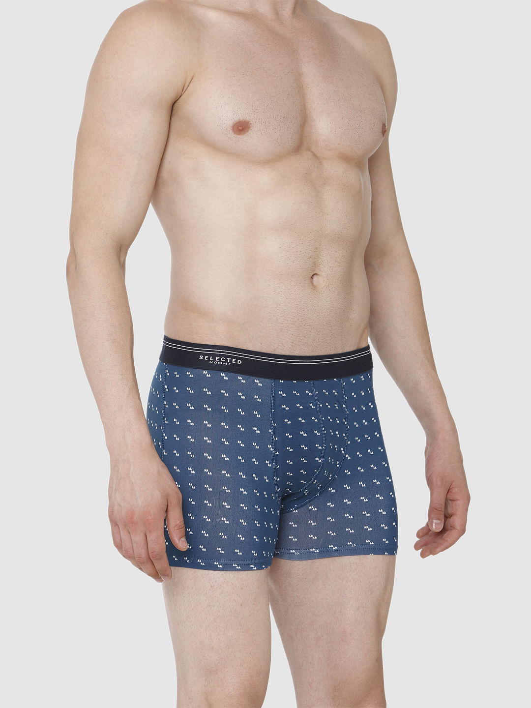 Blue All Over Print Trunks